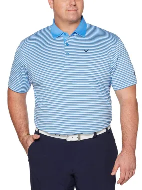 Big & Tall Refined 3-Color Stripe Polo