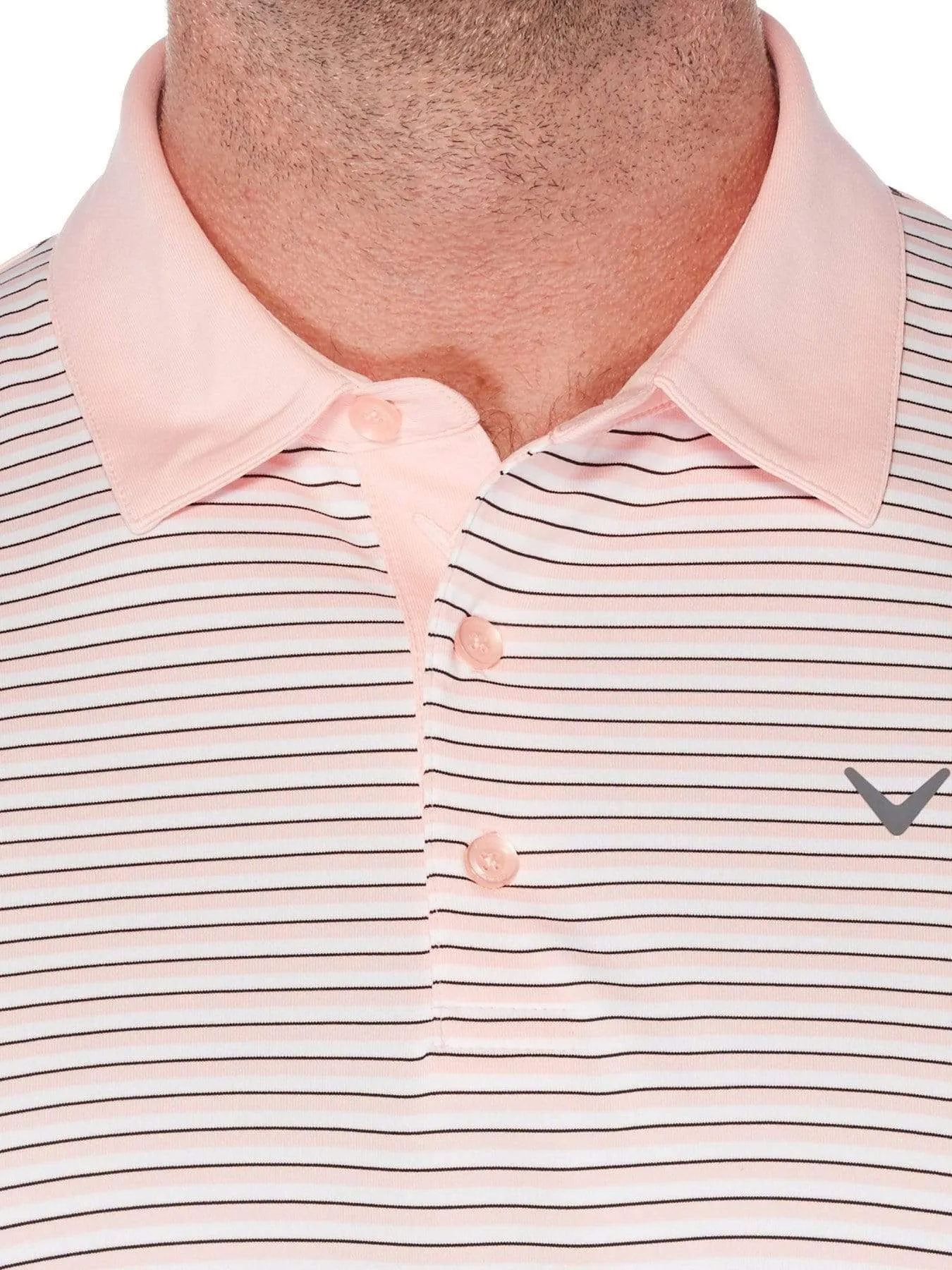 Big & Tall Refined 3-Color Stripe Polo