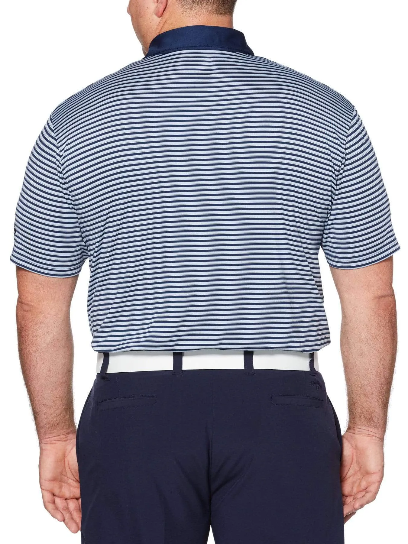 Big & Tall Refined 3-Color Stripe Polo