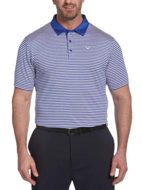 Big & Tall Refined 3-Color Stripe Polo