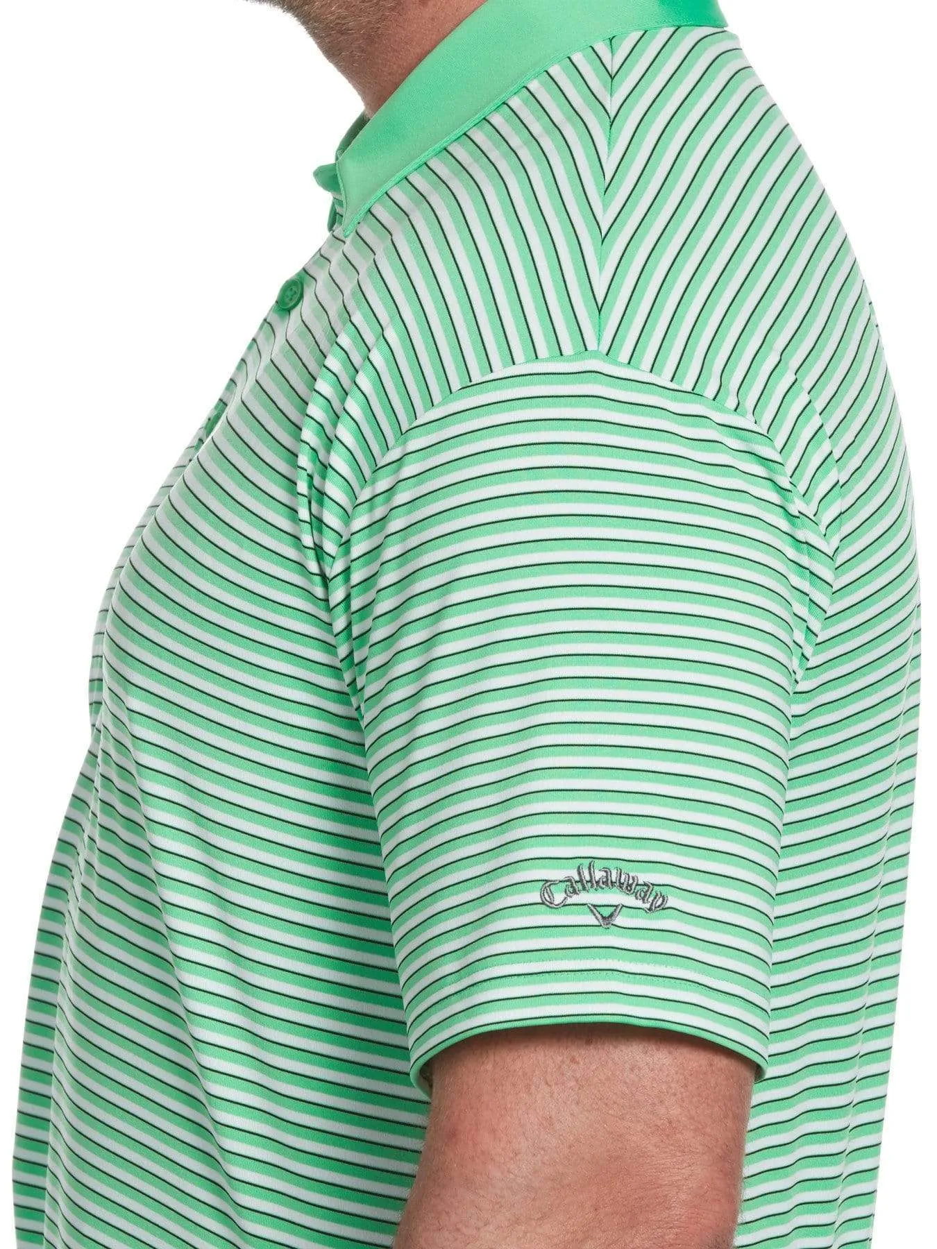 Big & Tall Refined 3-Color Stripe Polo