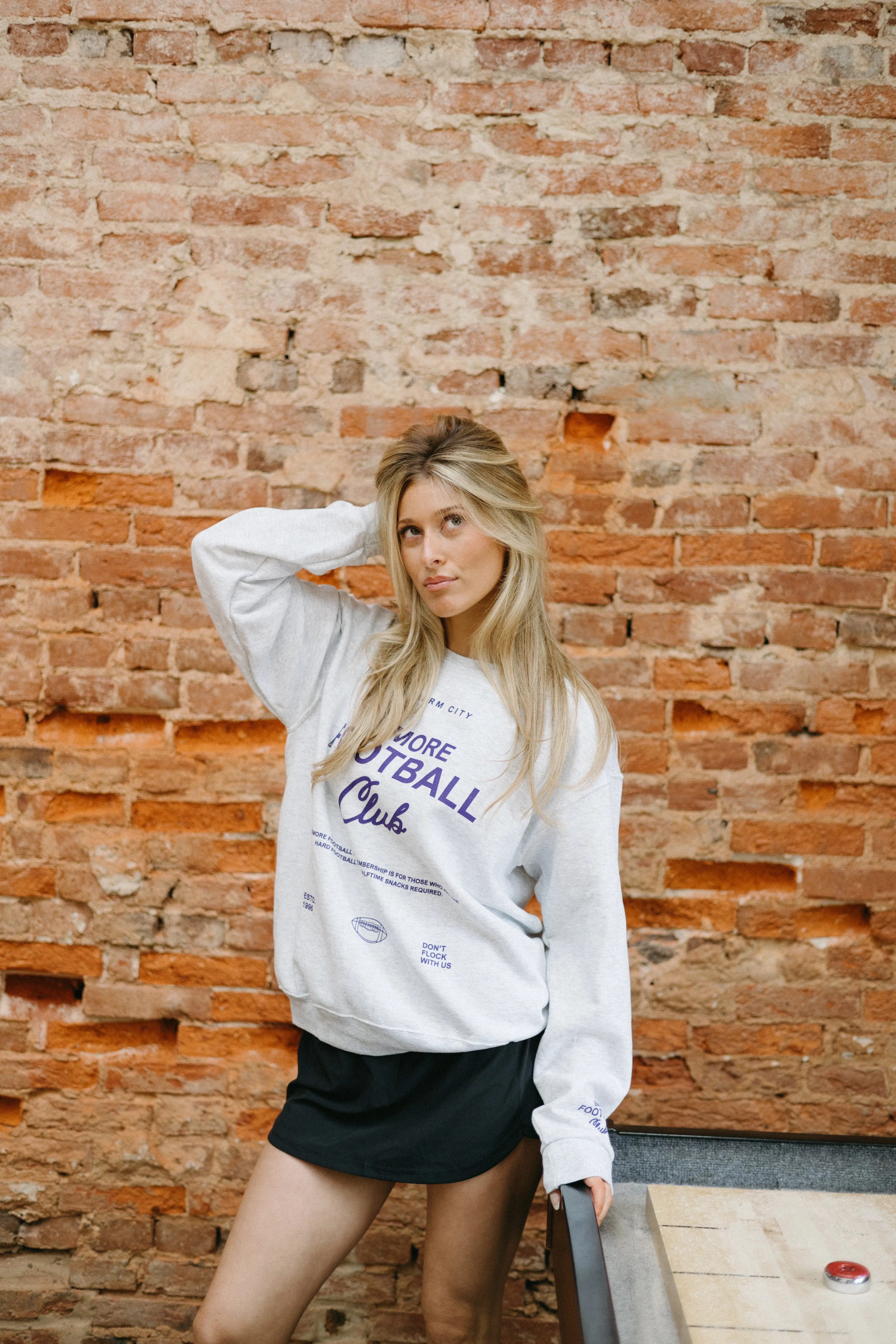 Bmore Football Club Crewneck Sweatshirt By Brightside