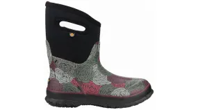 Bogs Women's Classic Rosey Mid Black Multi