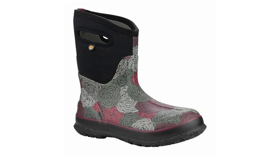 Bogs Women's Classic Rosey Mid Black Multi