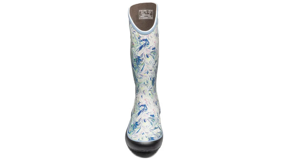 Bogs Women's Rainboot Marble Blue Multi