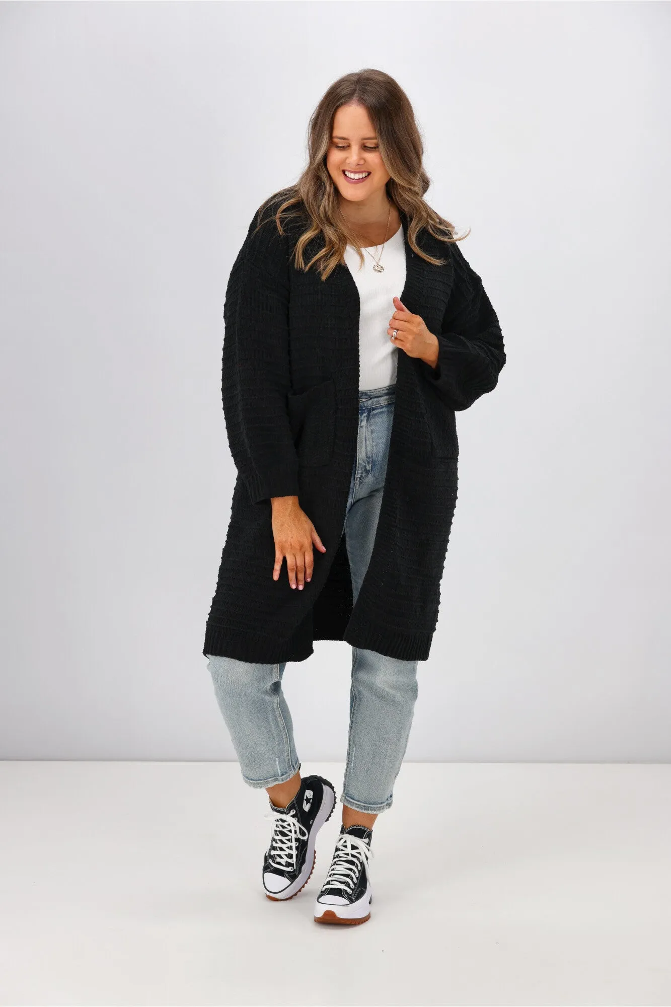 Boho Australia Rosario Cardigan Black