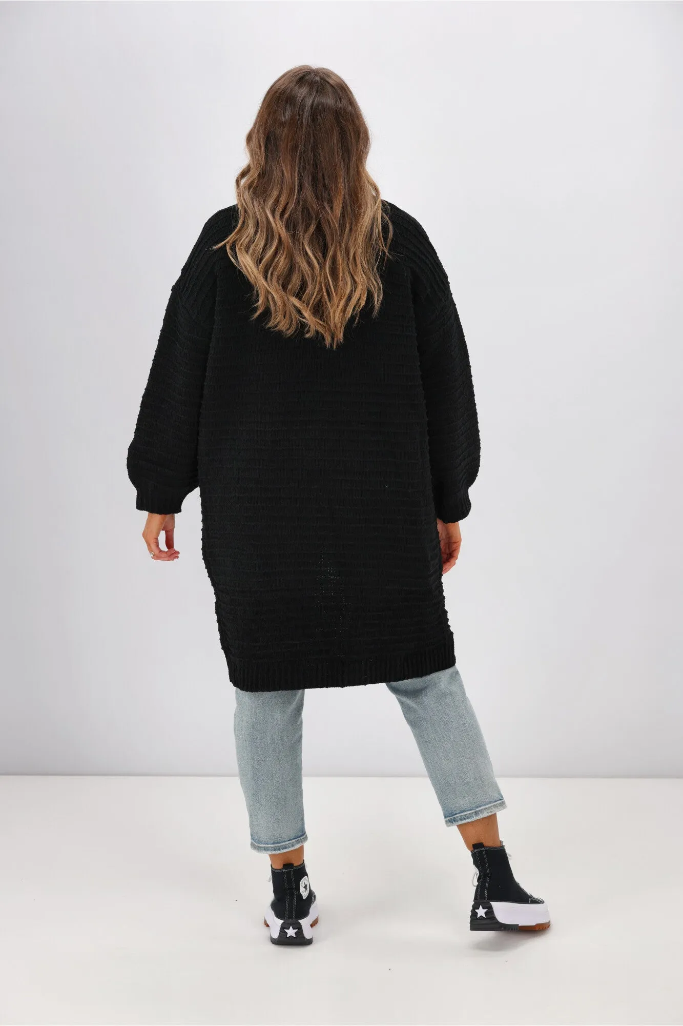 Boho Australia Rosario Cardigan Black