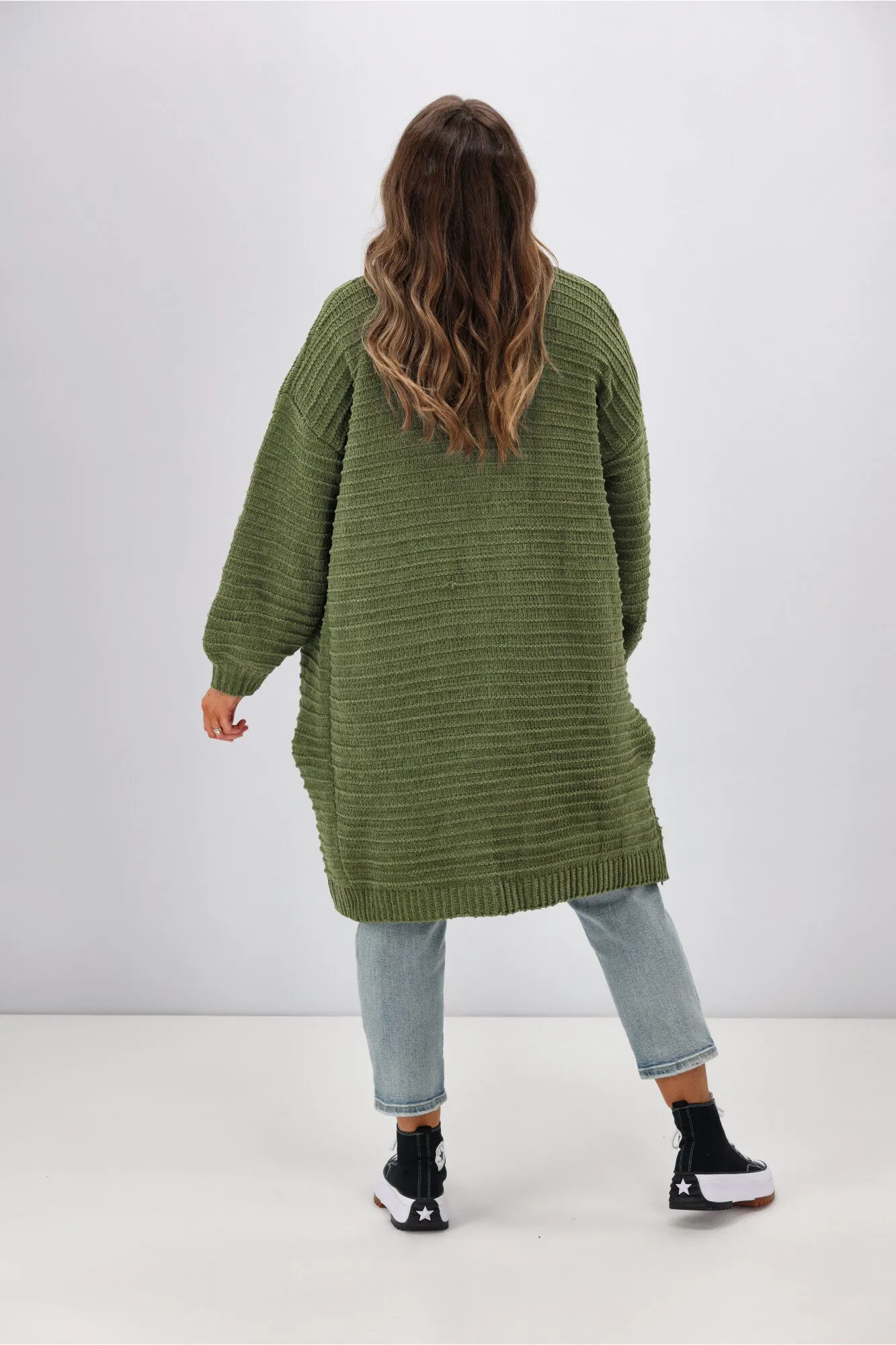 Boho Australia Rosario Cardigan Khaki