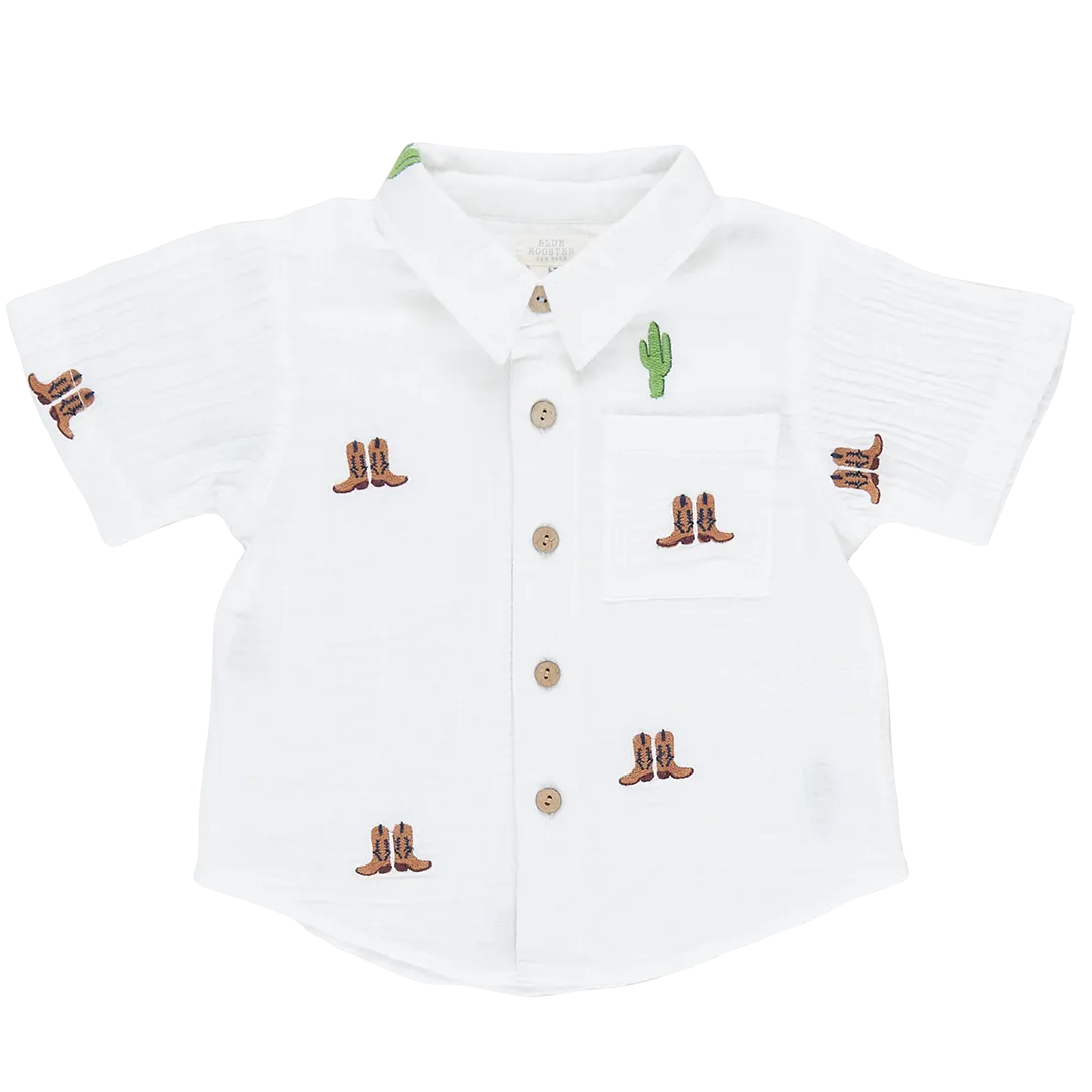 Boys Jack Shirt | Rodeo Embroidery