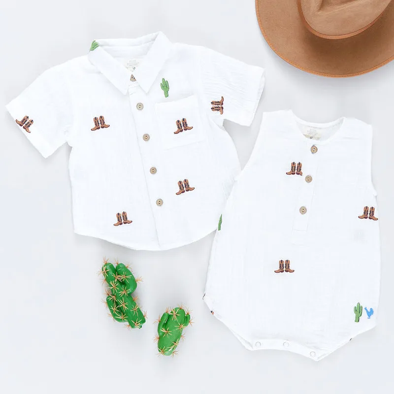 Boys Jack Shirt | Rodeo Embroidery