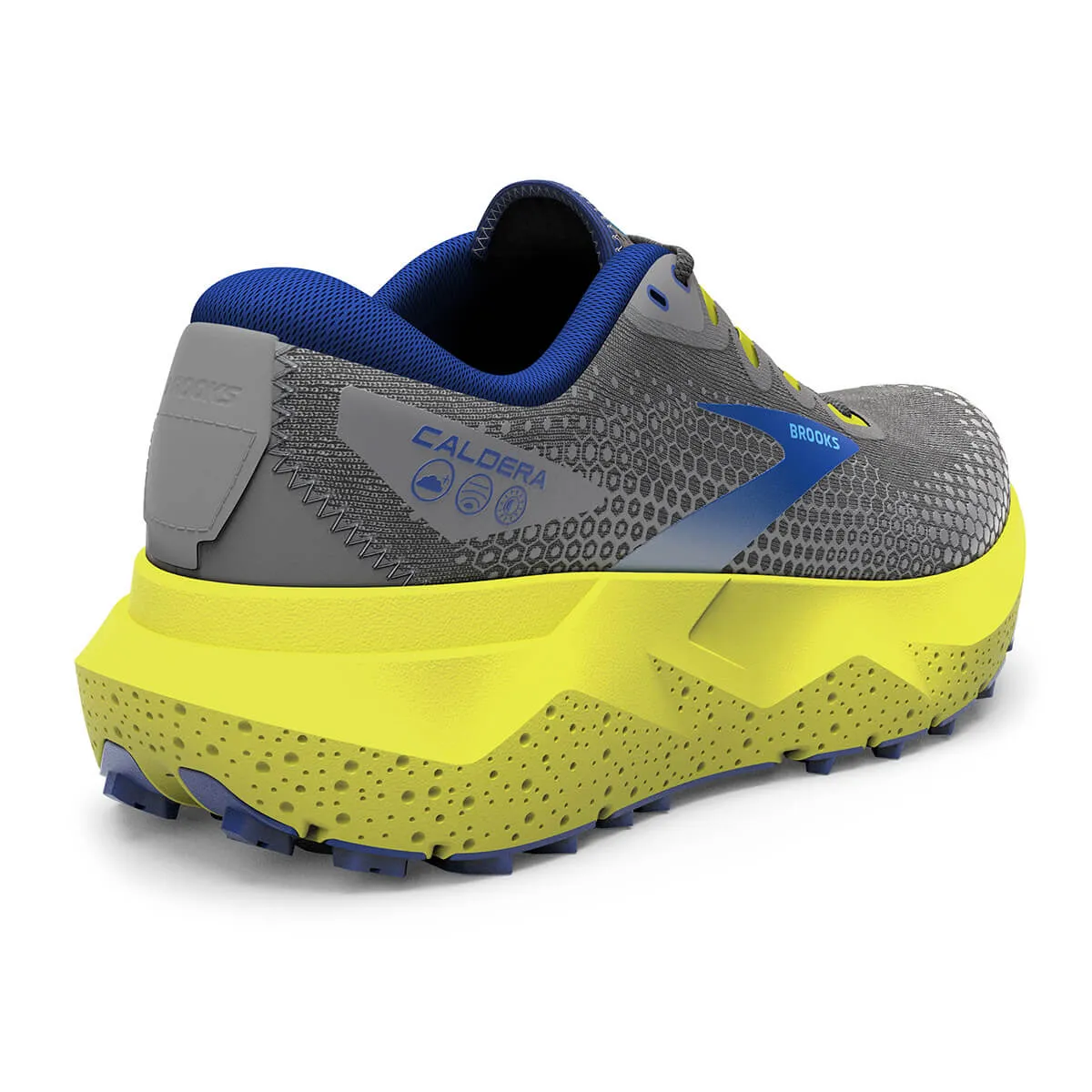 Brooks Caldera 6 Mens | Gunmetal/surf the Web/sulphur