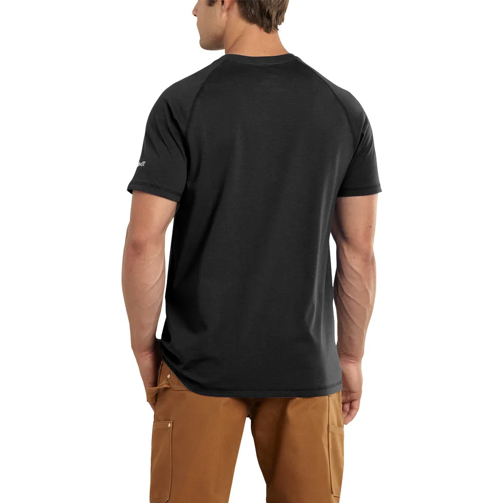 Carhartt Men's Force® Delmont Short Sleeve T-Shirt_Black