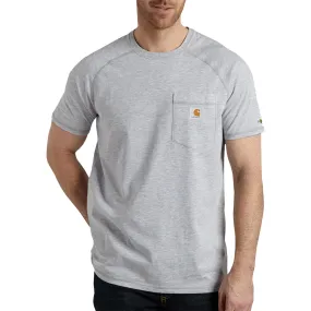 Carhartt Men's Force® Delmont Short Sleeve T-Shirt_Heather Grey