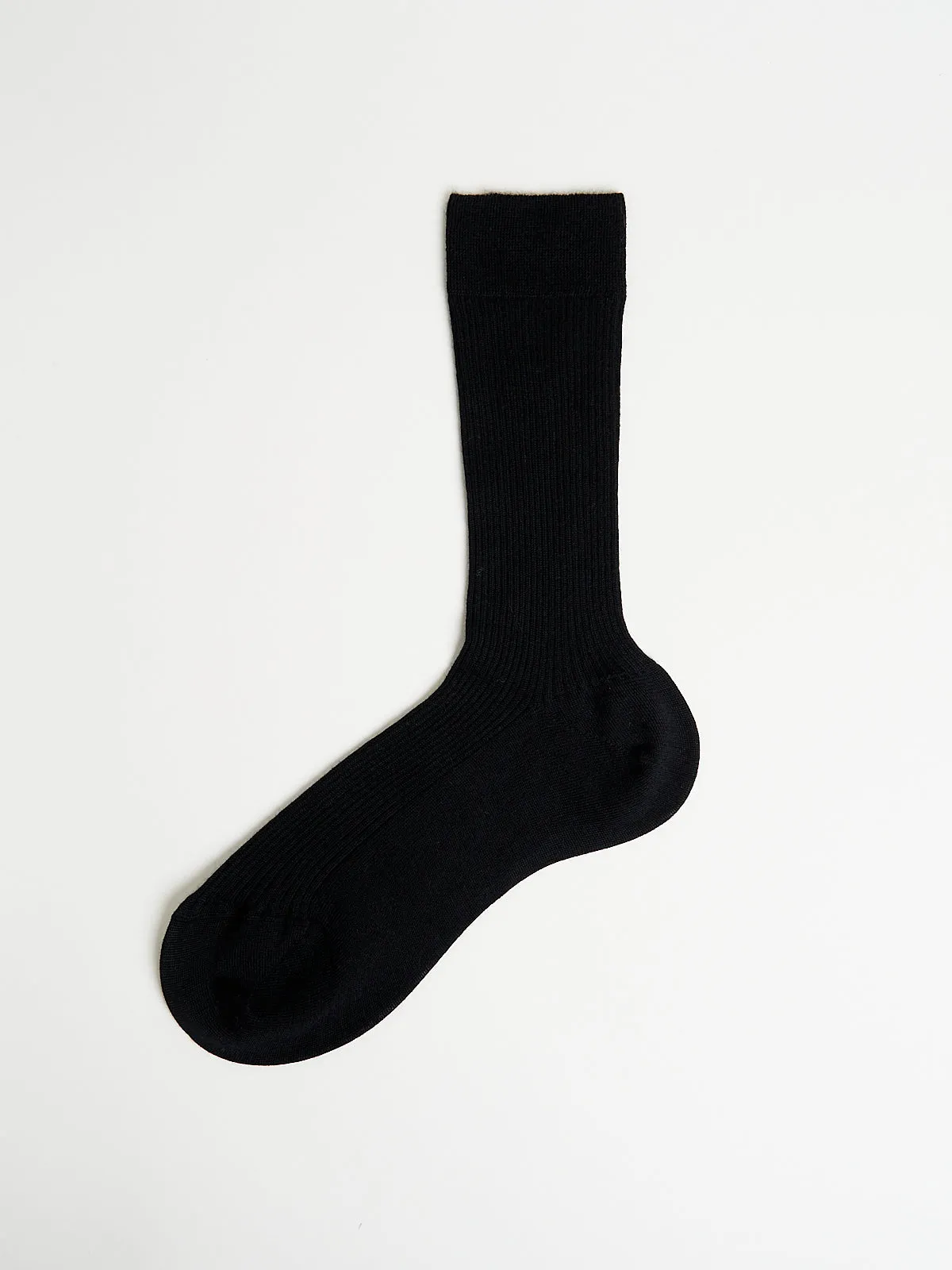 Cashmere/Silk Sock in Black