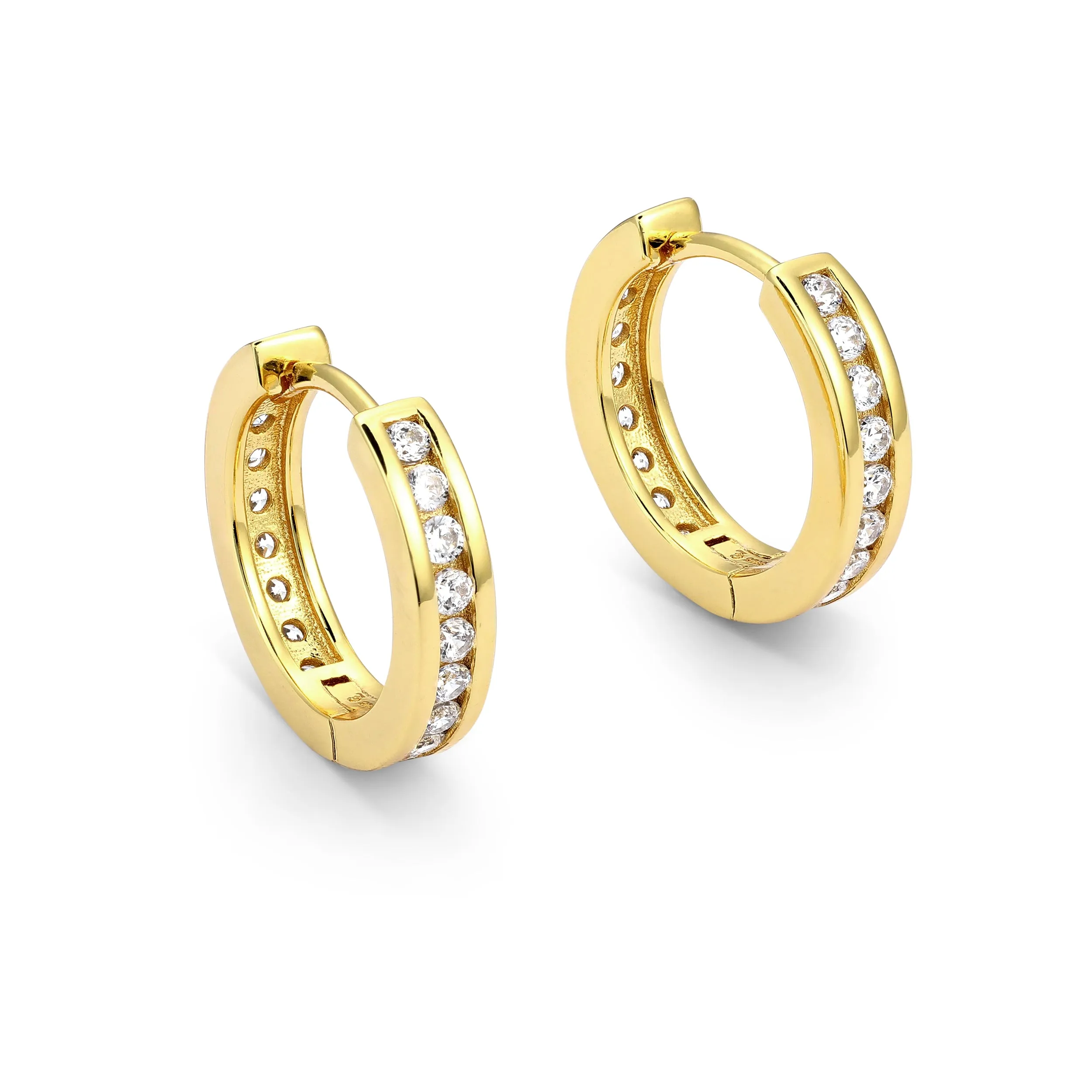 Center Set Hoop - Gold