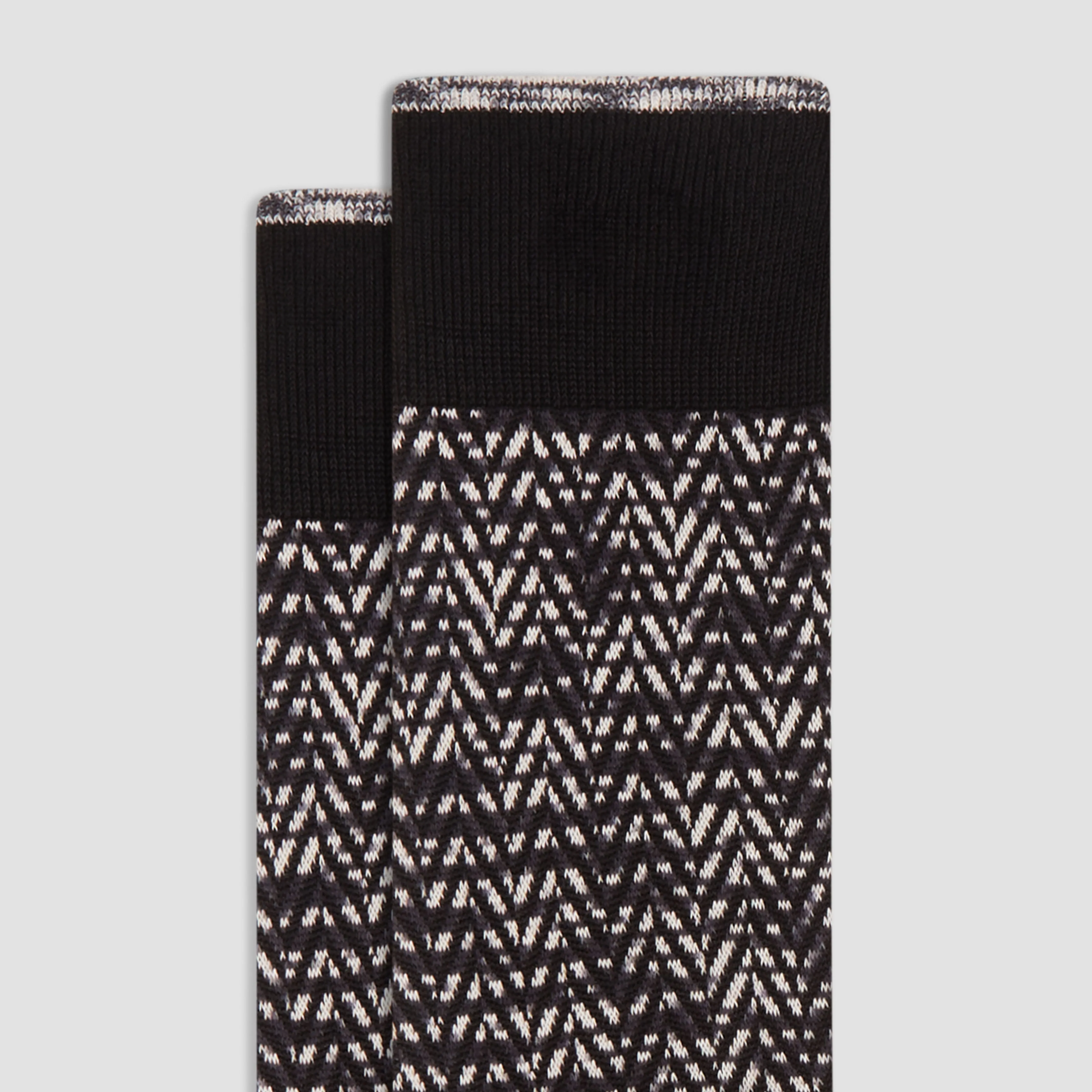 Chevron Mid-Calf Socks