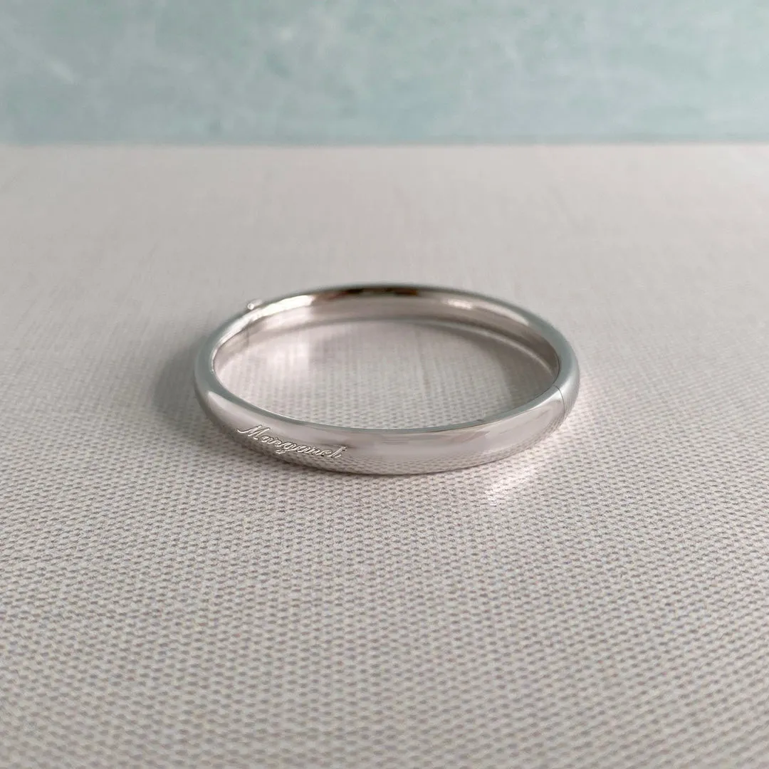 Child Sterling Silver Plain Bangle