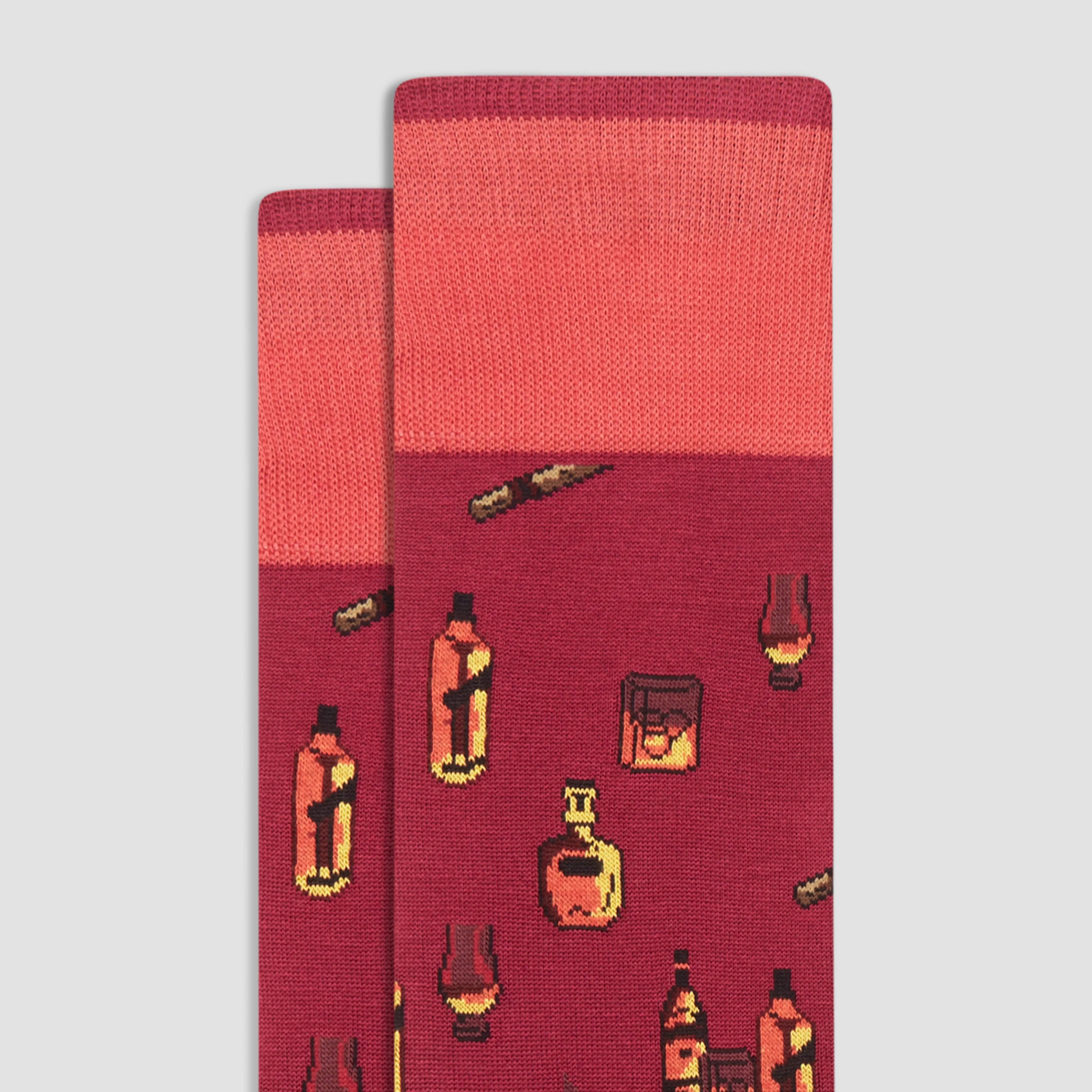 Cigar Bar Mid-Calf Socks