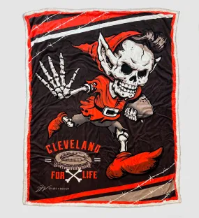 Cleveland Football For Life Blanket