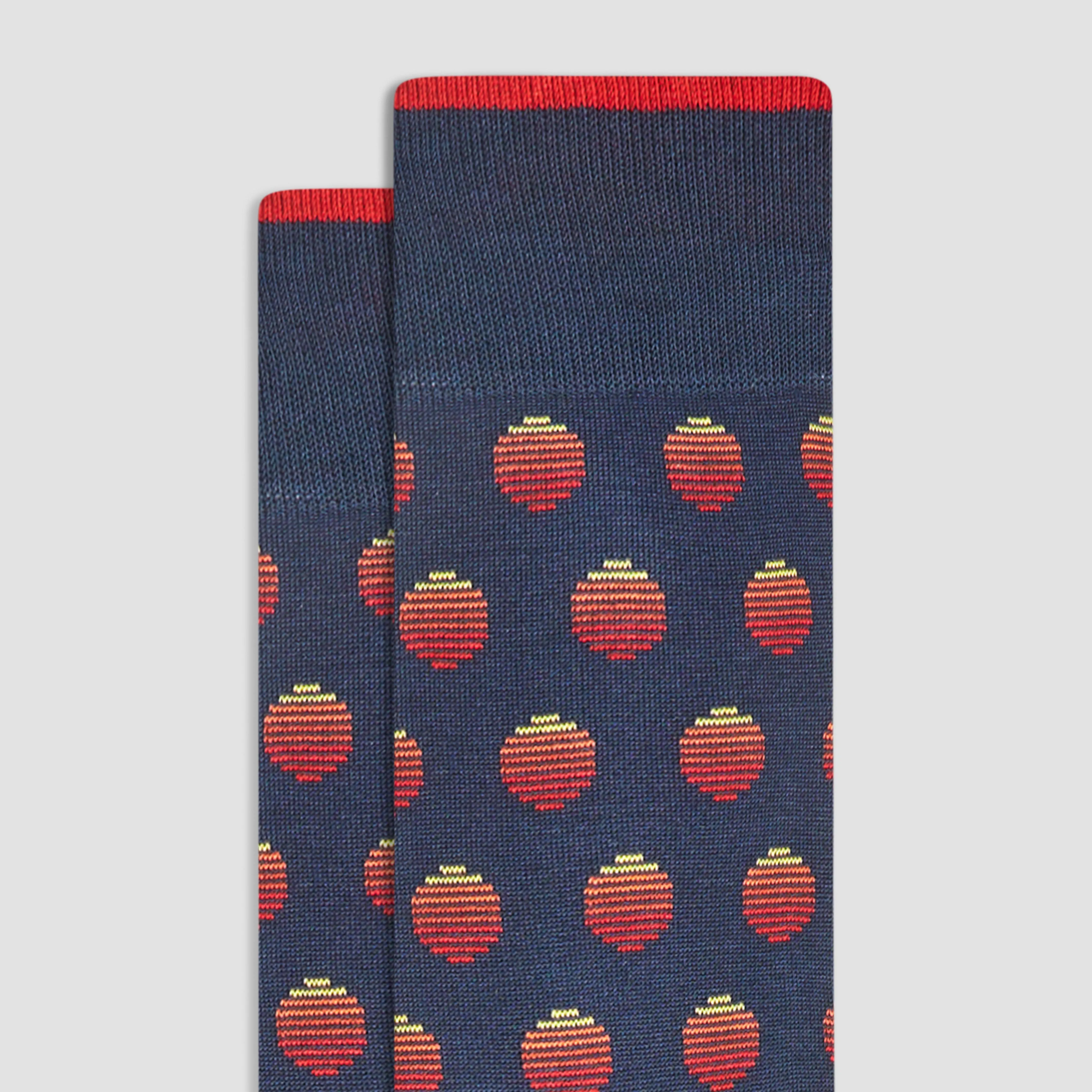 Coin Dot Mid-Calf Socks