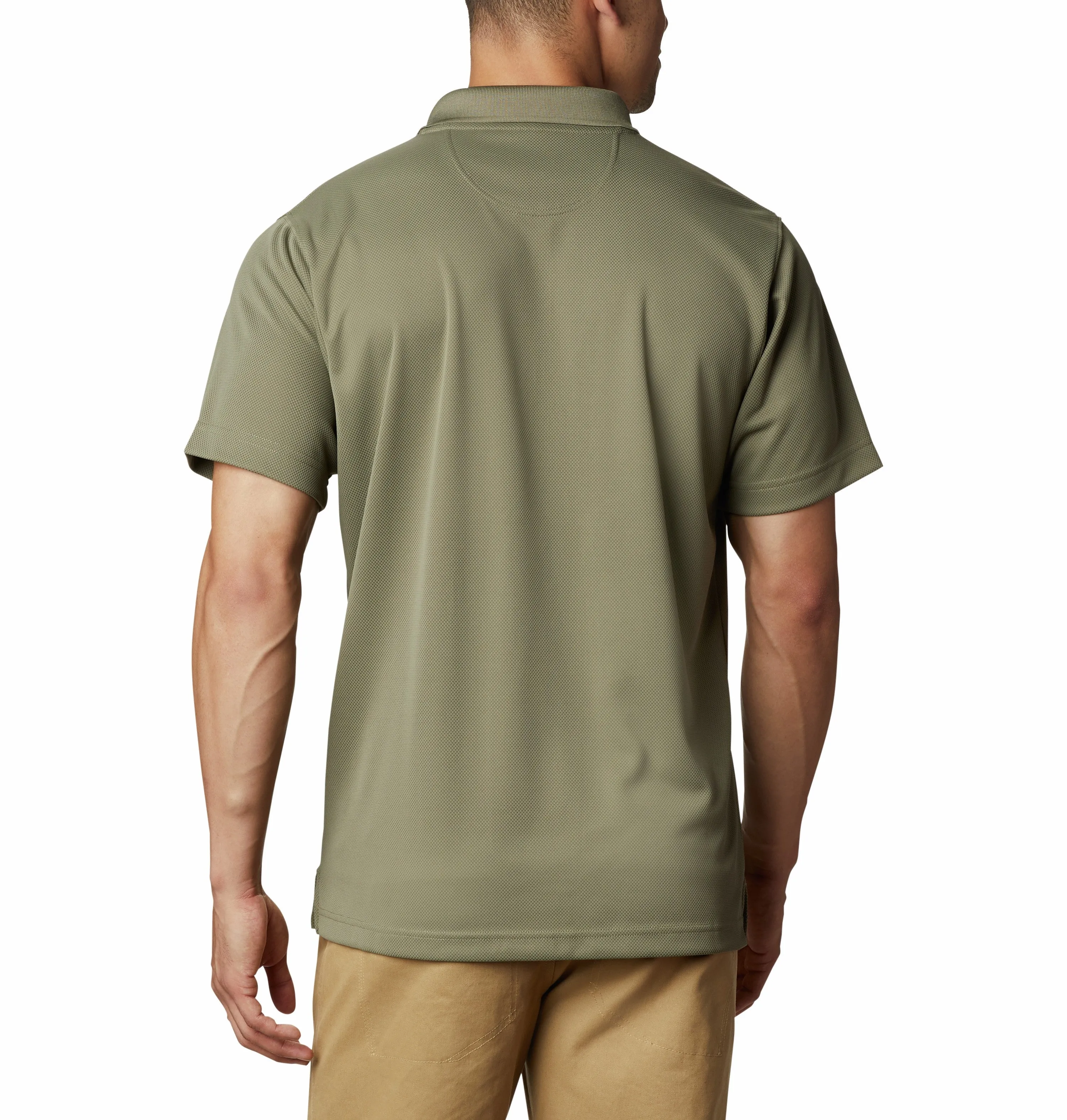 Columbia Utilizer Omni-Wick™ Short Sleeve Polo-STONE GREEN