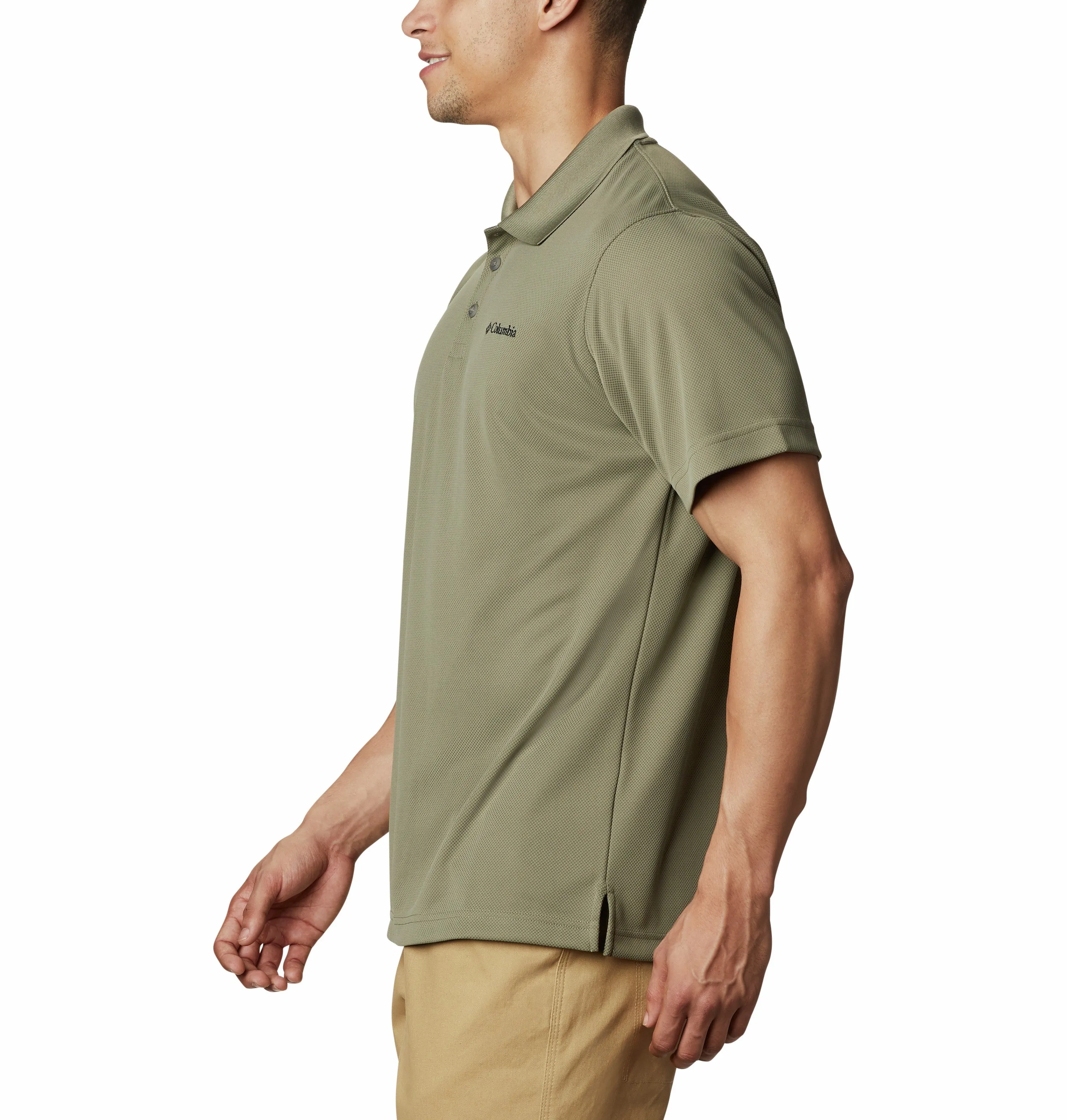 Columbia Utilizer Omni-Wick™ Short Sleeve Polo-STONE GREEN