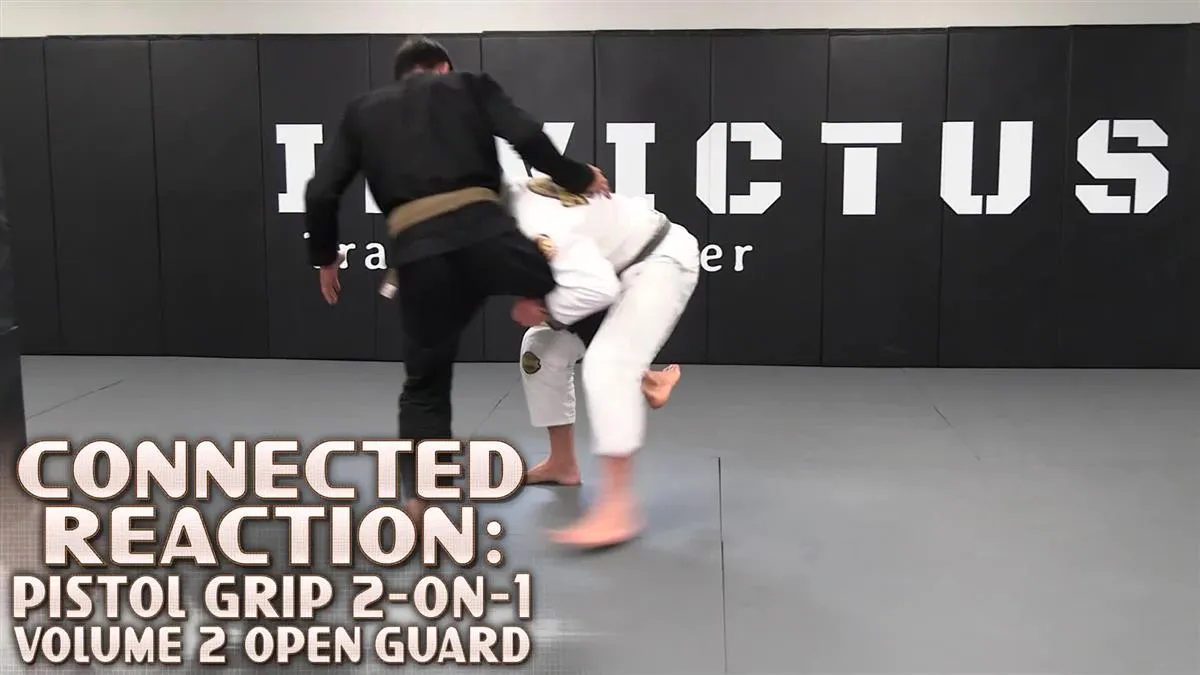 Connected Reaction: Pistol Grip 2 on 1 Volume 2: Open Guard by Paul Schreiner