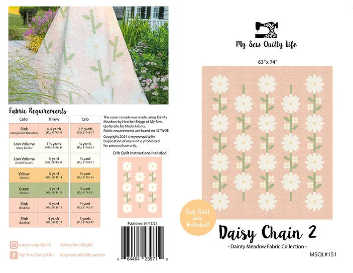 Daisy Chain 2 Quilt Pattern