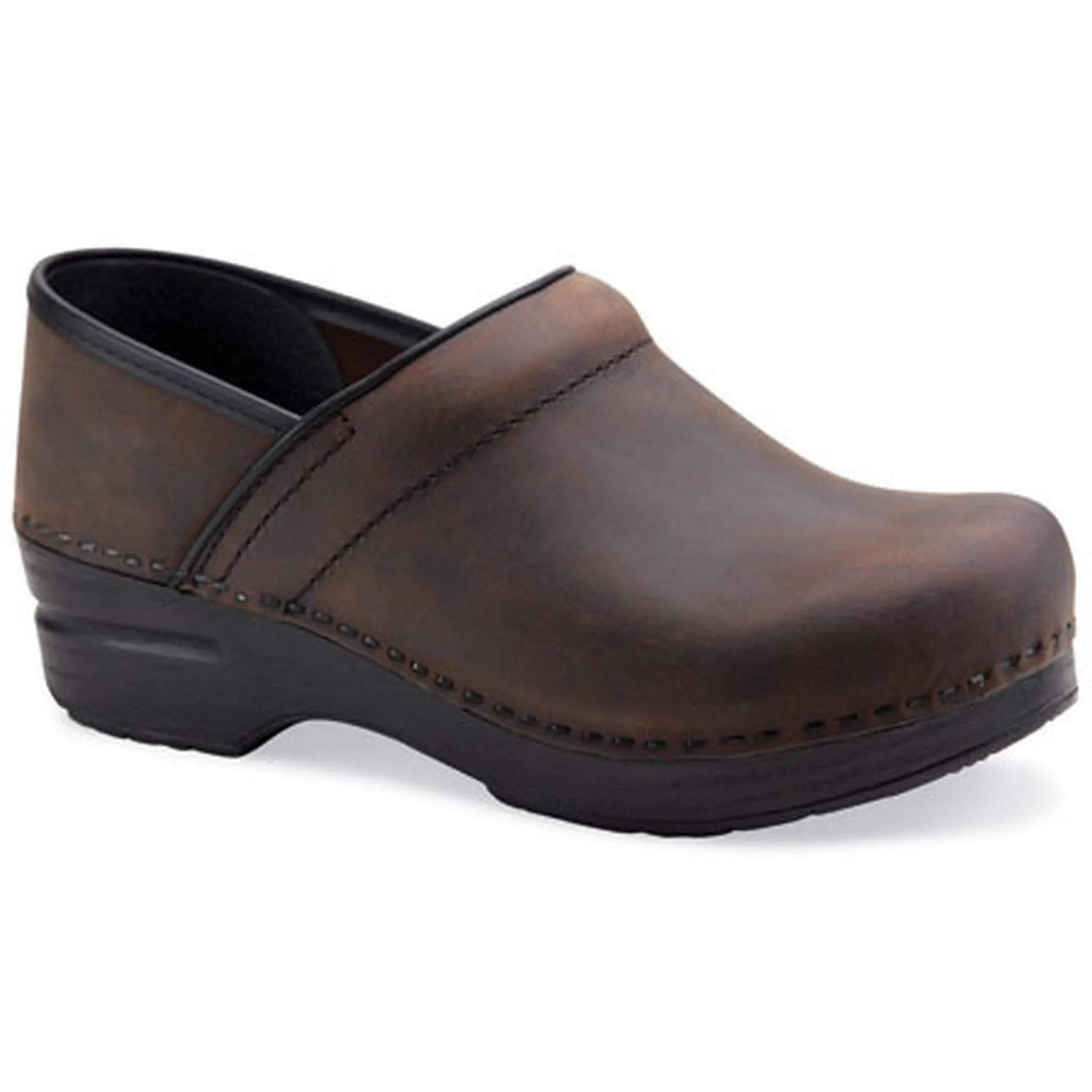 DANSKO Men's Professional Brown Oiled Leather Clogs