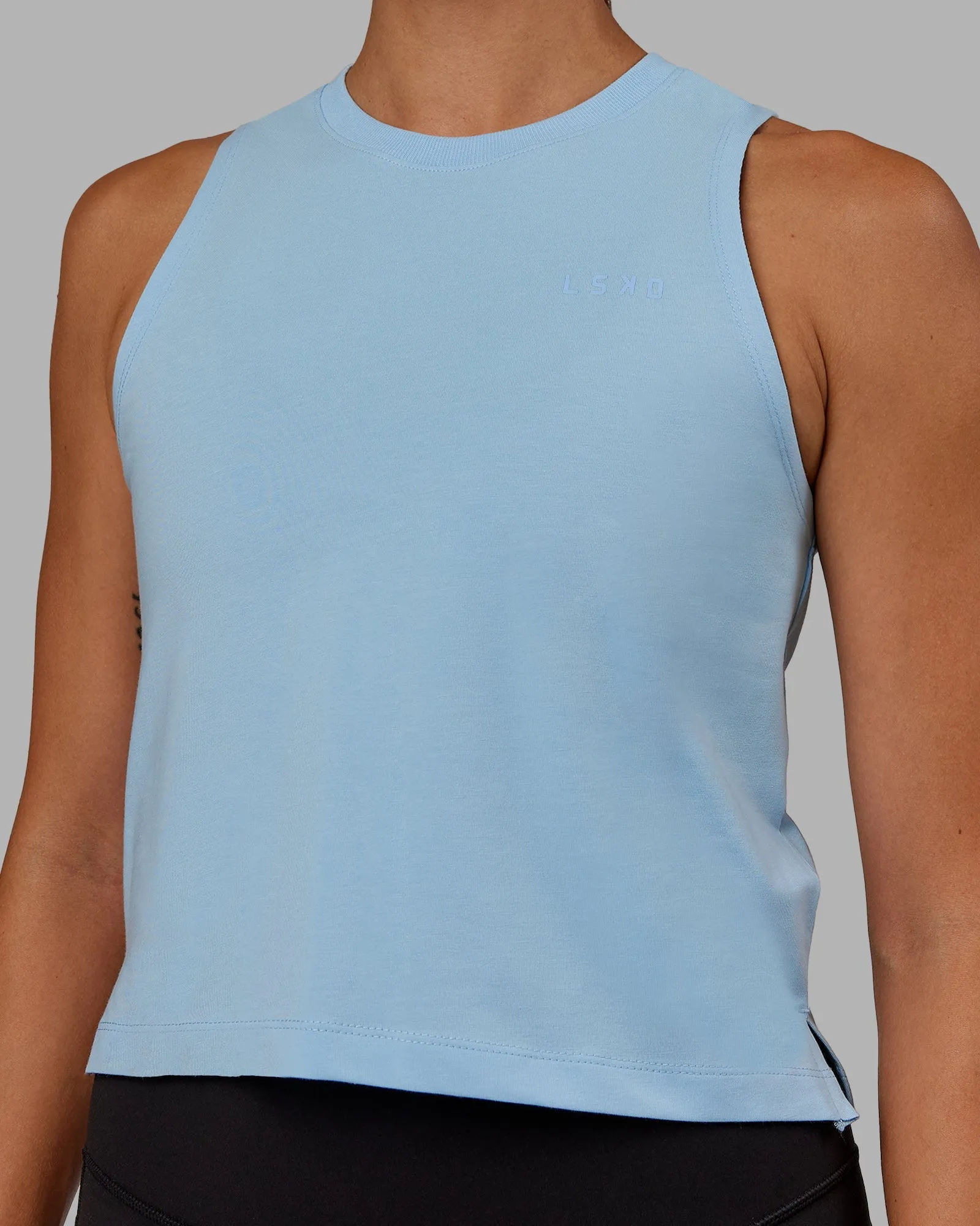 Deluxe PimaFLX Tank - Glacial Blue