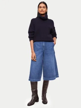 Denim Culotte | Vintage Mid Blue