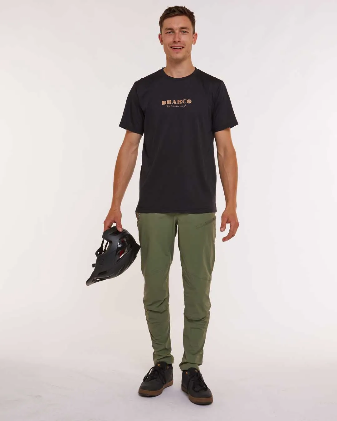 Dharco Mens Short Sleeve Tech Tee | Stealth