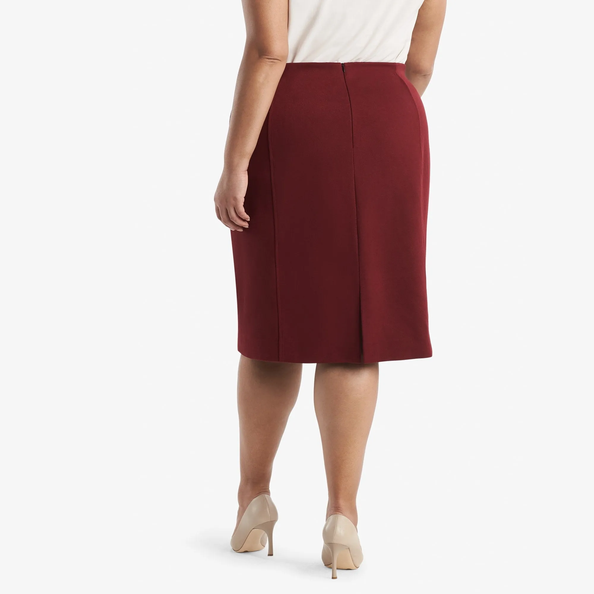 Dorchester Skirt - Textured Ponte :: Pinot