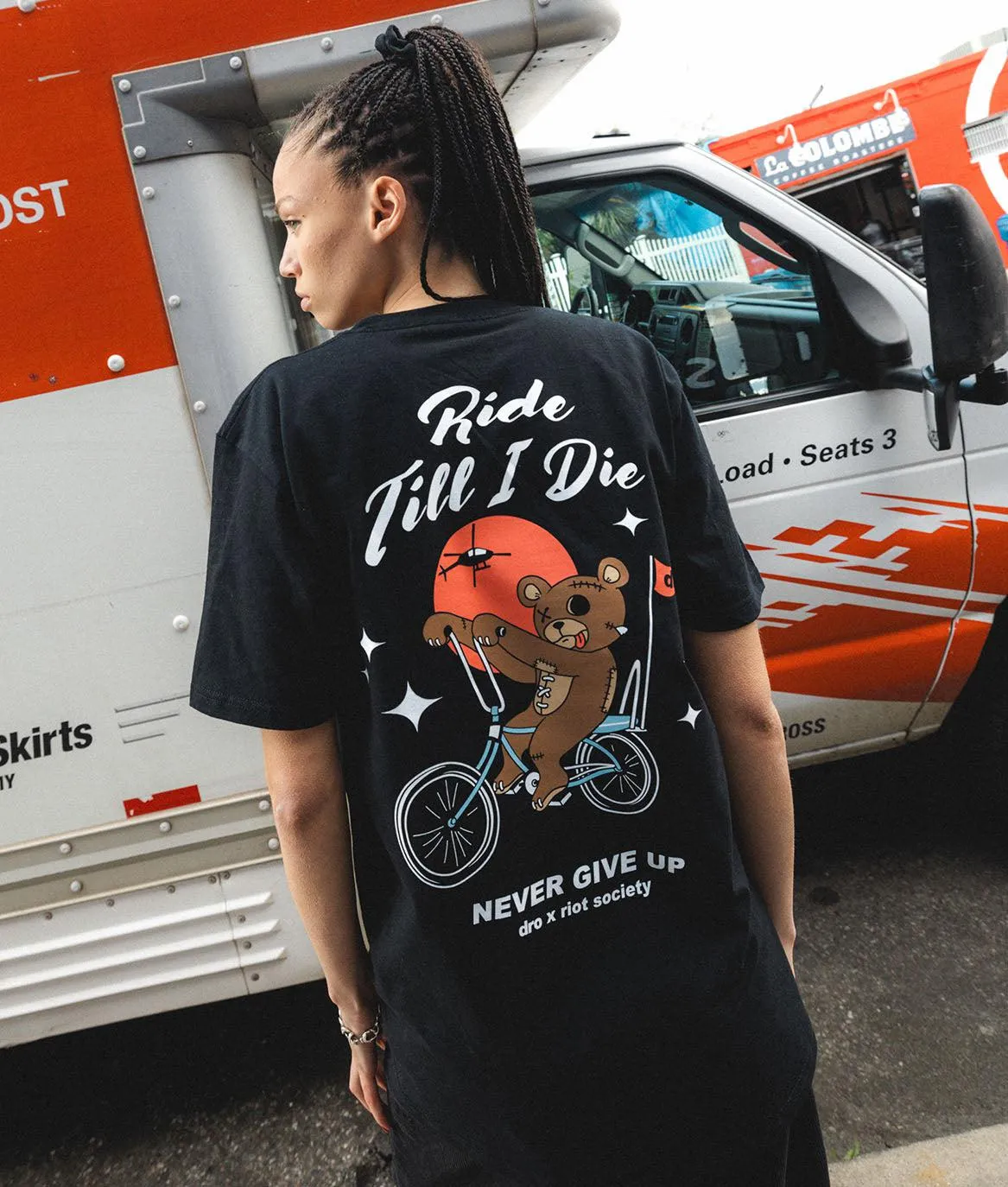 Dro x Riot Society Ride Till I Die Womens Tee