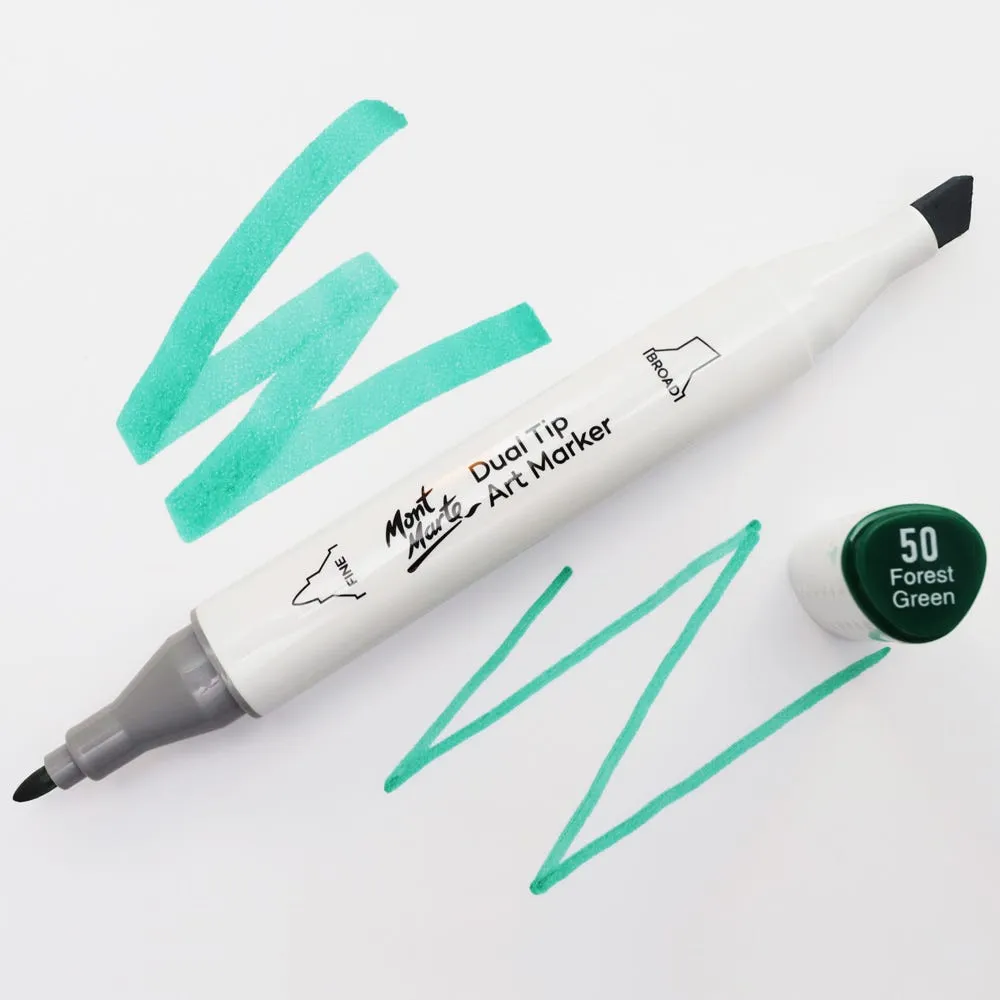 Dual Tip Art Marker Premium - Forest Green 50