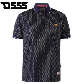 Duke X-Tall Battersea Navy Polo Shirt Navy