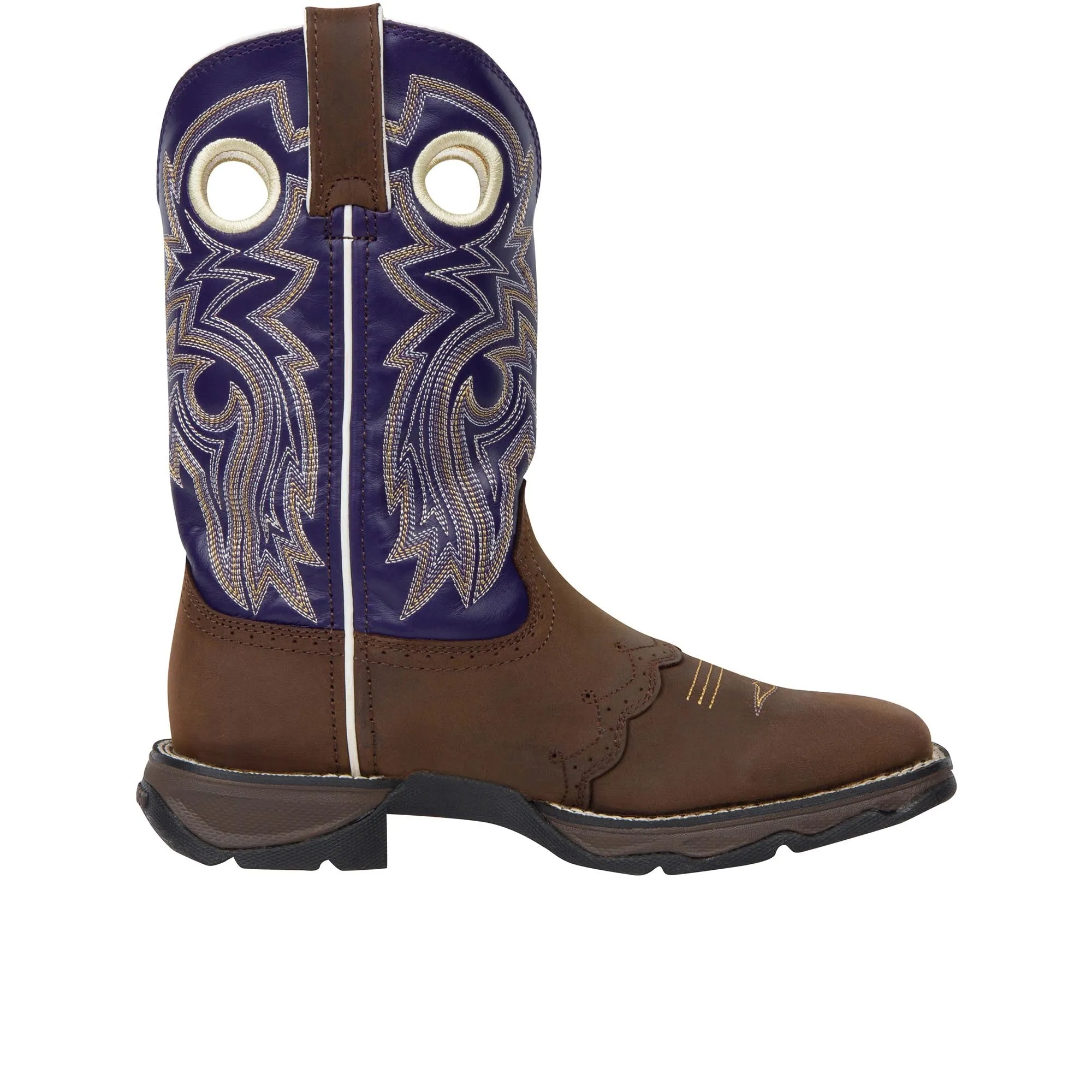 Durango Womens Lady Rebel Soft Toe Brown Union Flag