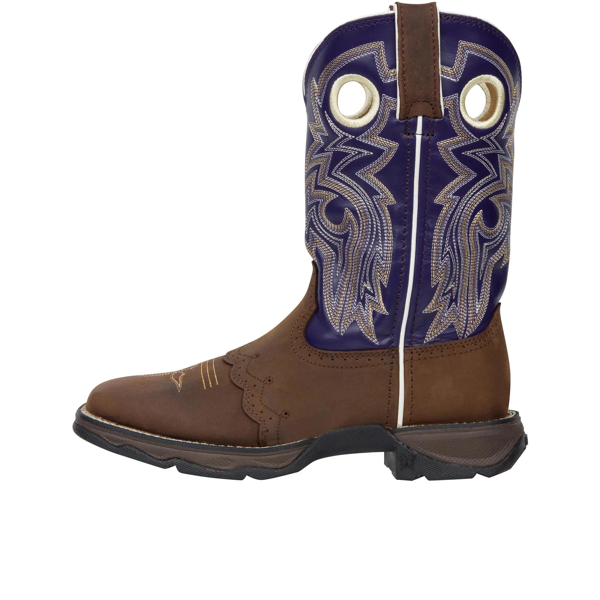 Durango Womens Lady Rebel Soft Toe Brown Union Flag