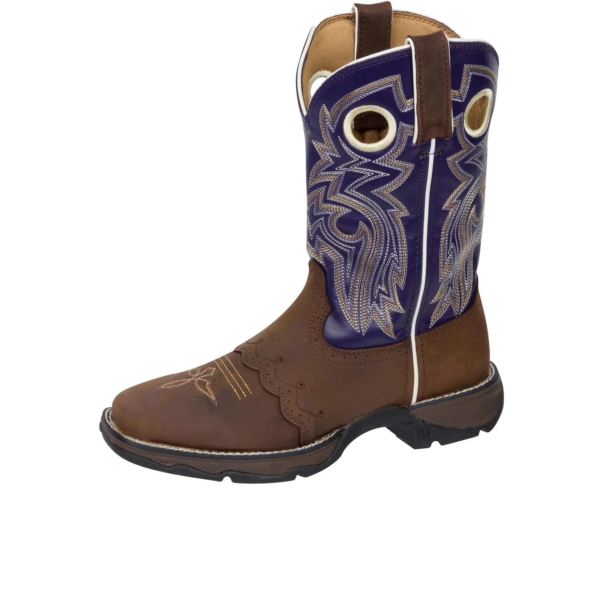 Durango Womens Lady Rebel Soft Toe Brown Union Flag