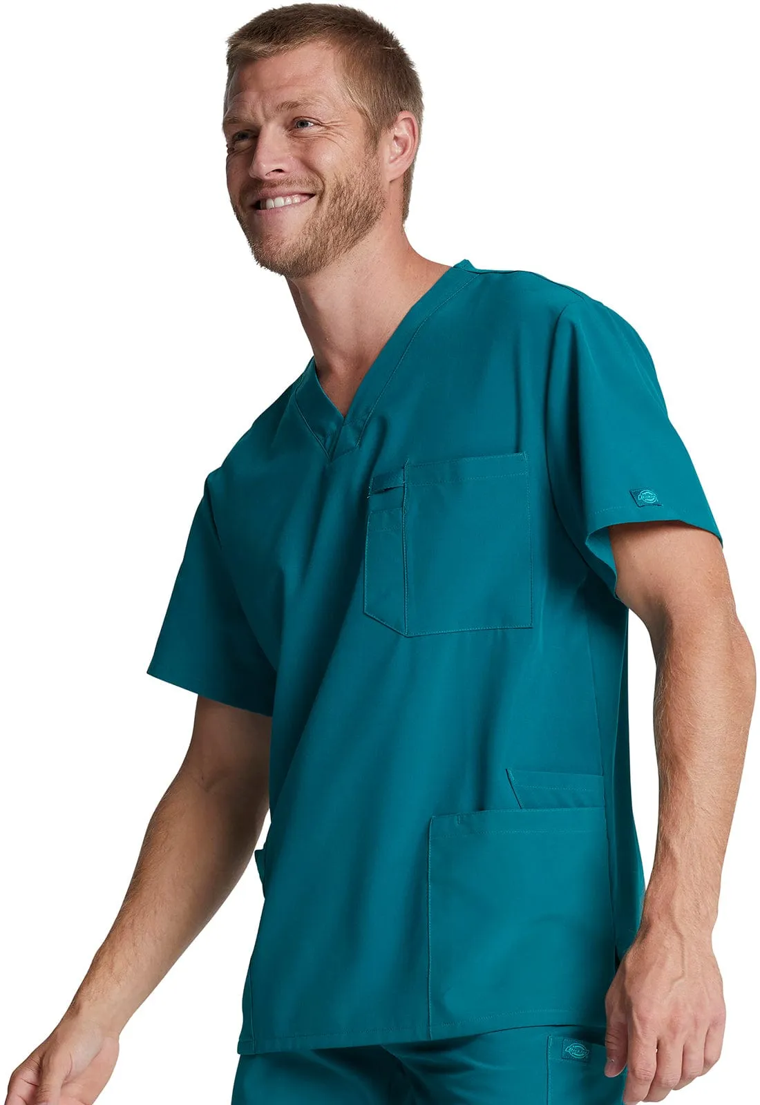 EDS Essentials Dickies  Men's Tuckable V-Neck Scrub Top DK635