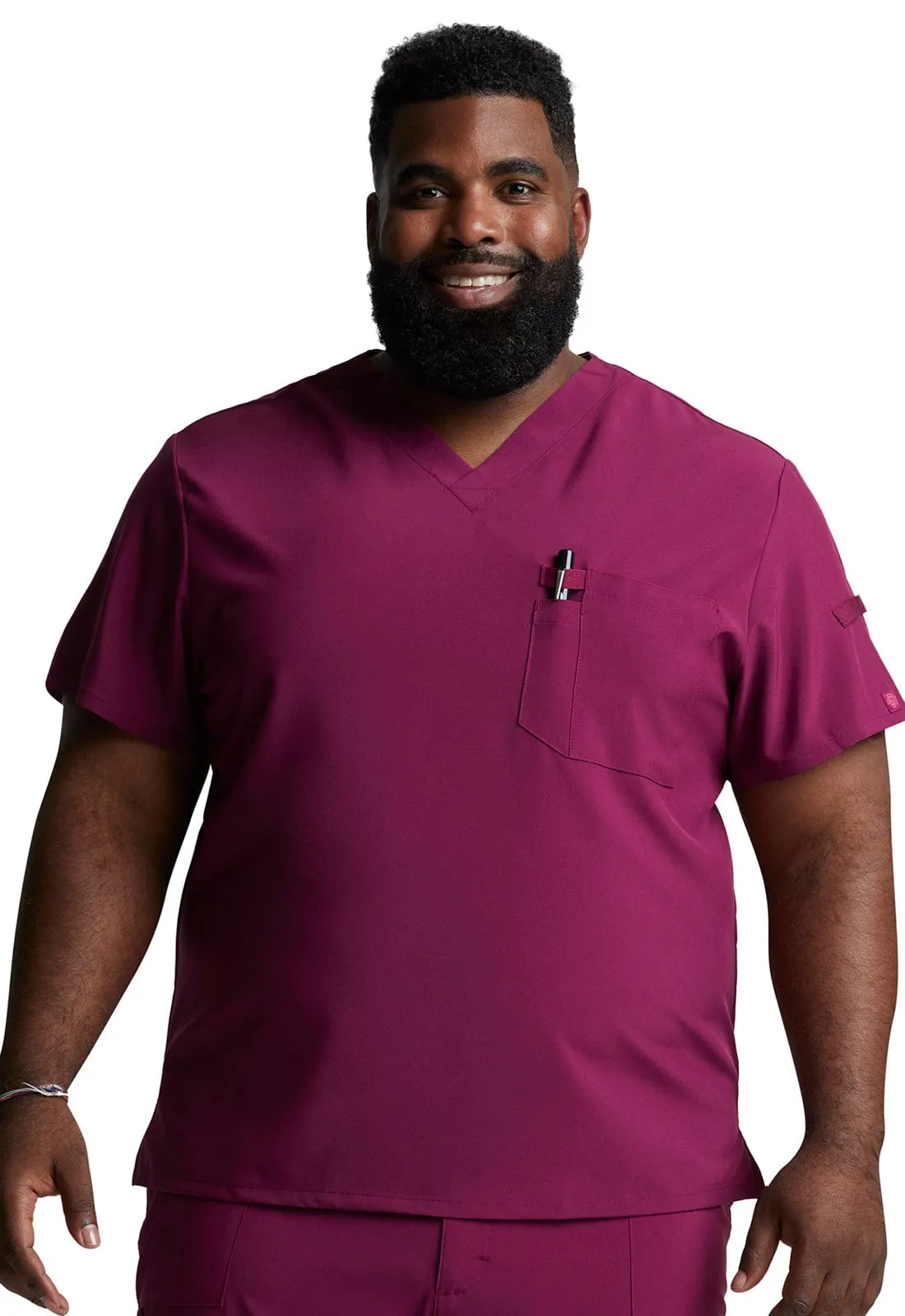 EDS Essentials Dickies  Men's Tuckable V-Neck Scrub Top DK635