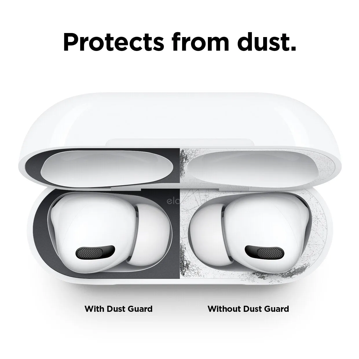 Elago AirPods Pro Dust Guard - Dark Gray