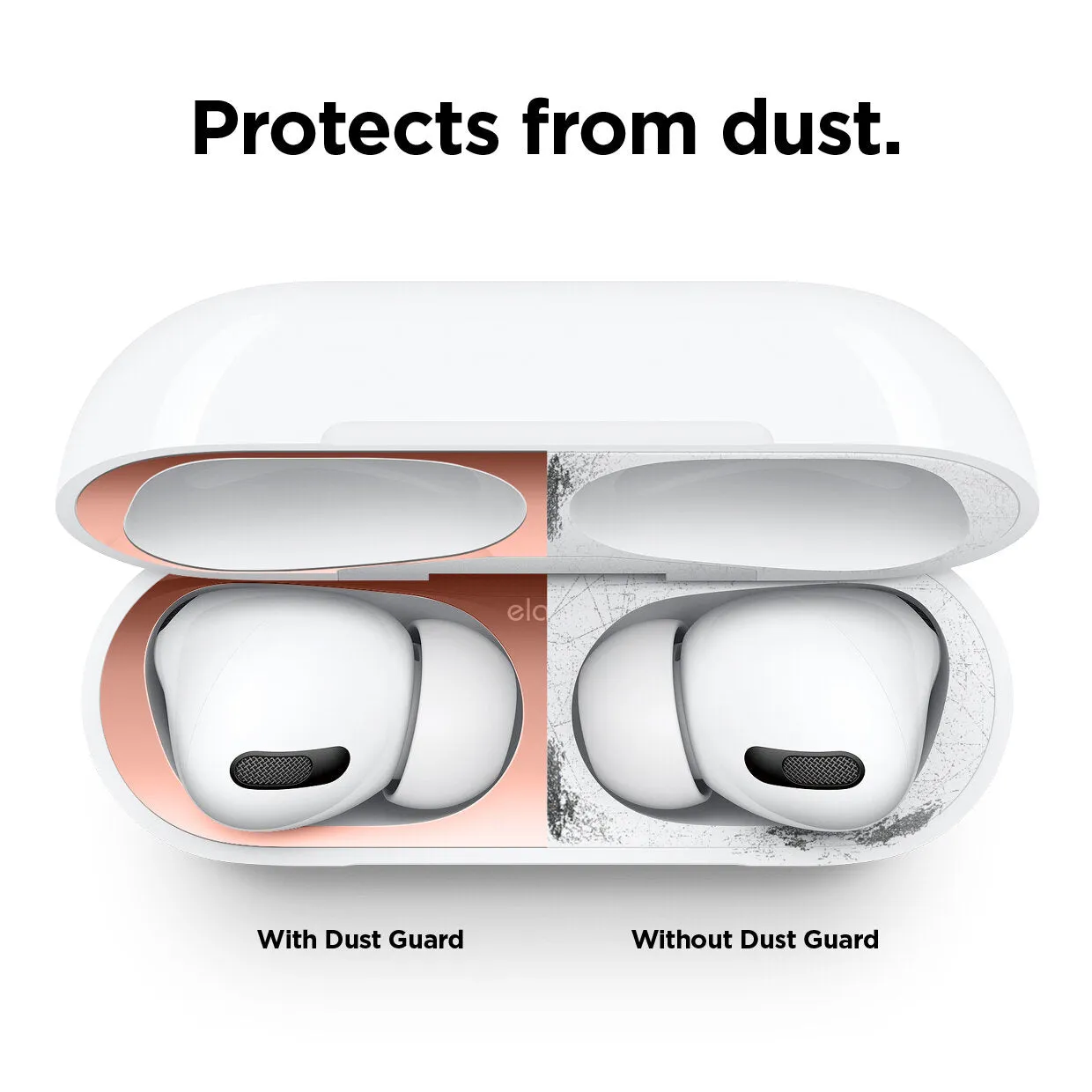 Elago AirPods Pro Dust Guard - Rose Gold