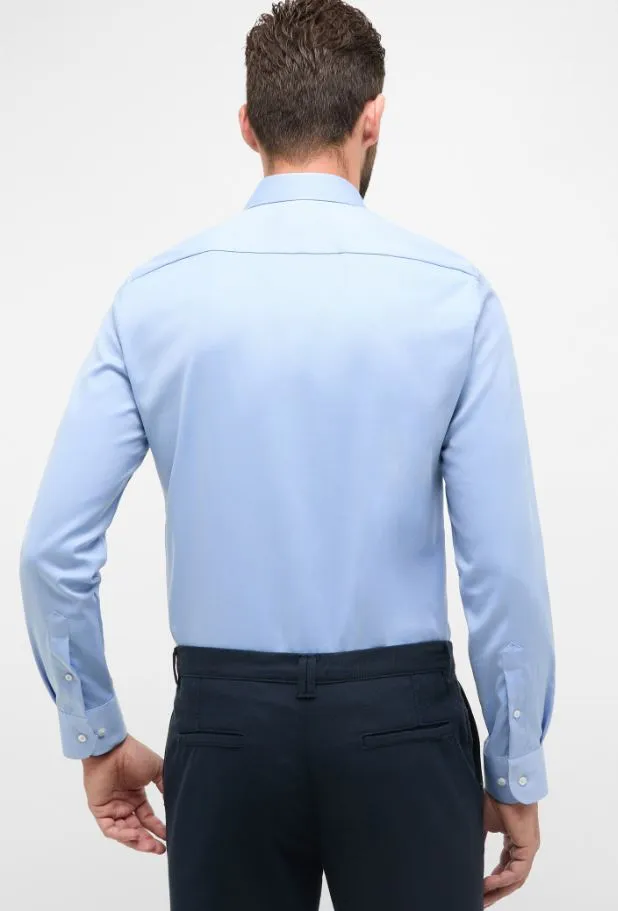 Eterna X-Tall Light Blue Twill Shirt Blue