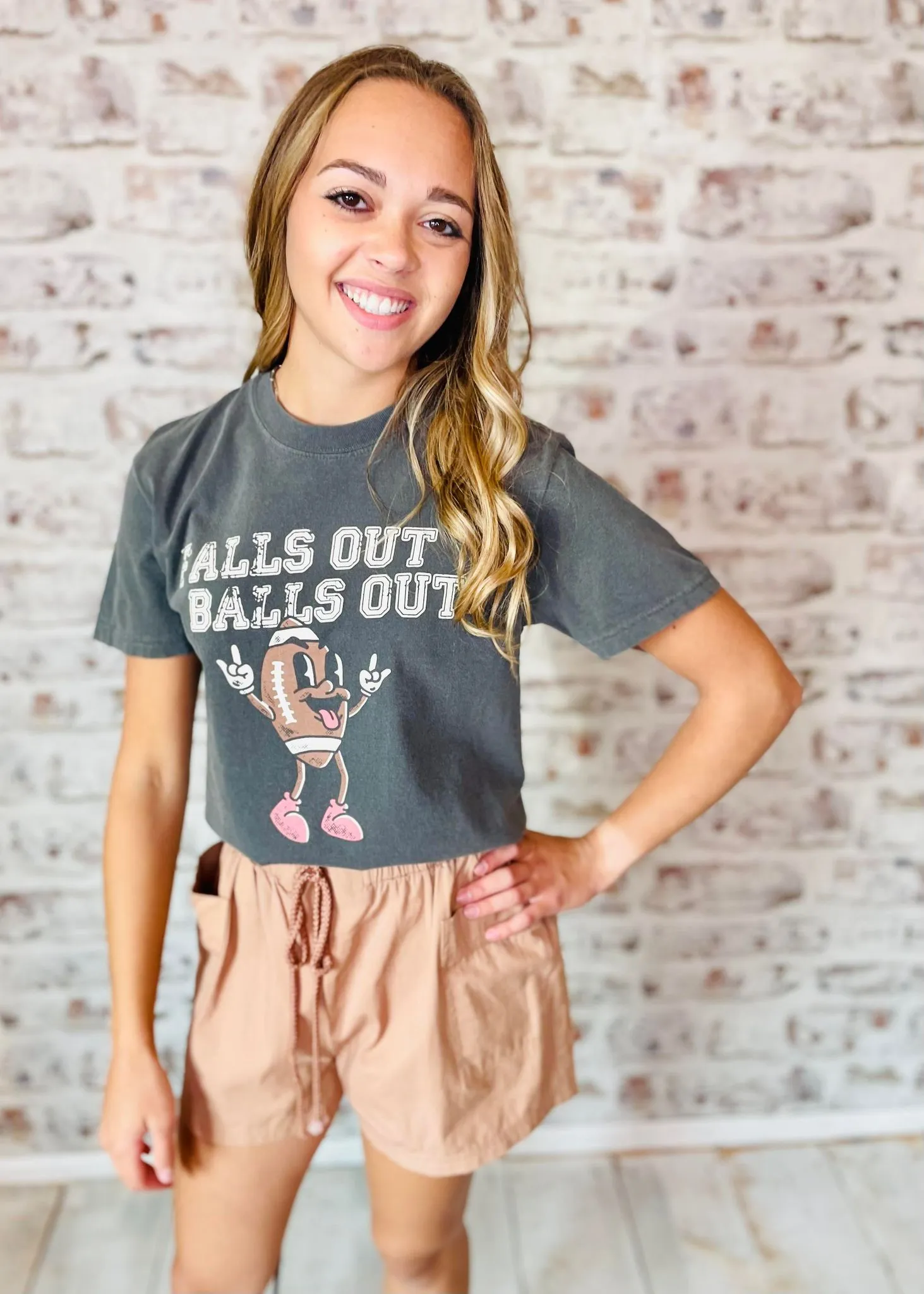 Falls Out Balls Out Graphic Tee