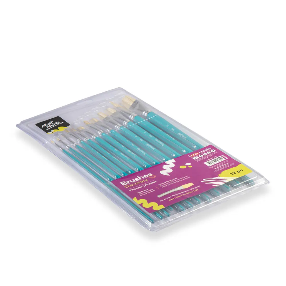 Flat Brushes Discovery 12pc