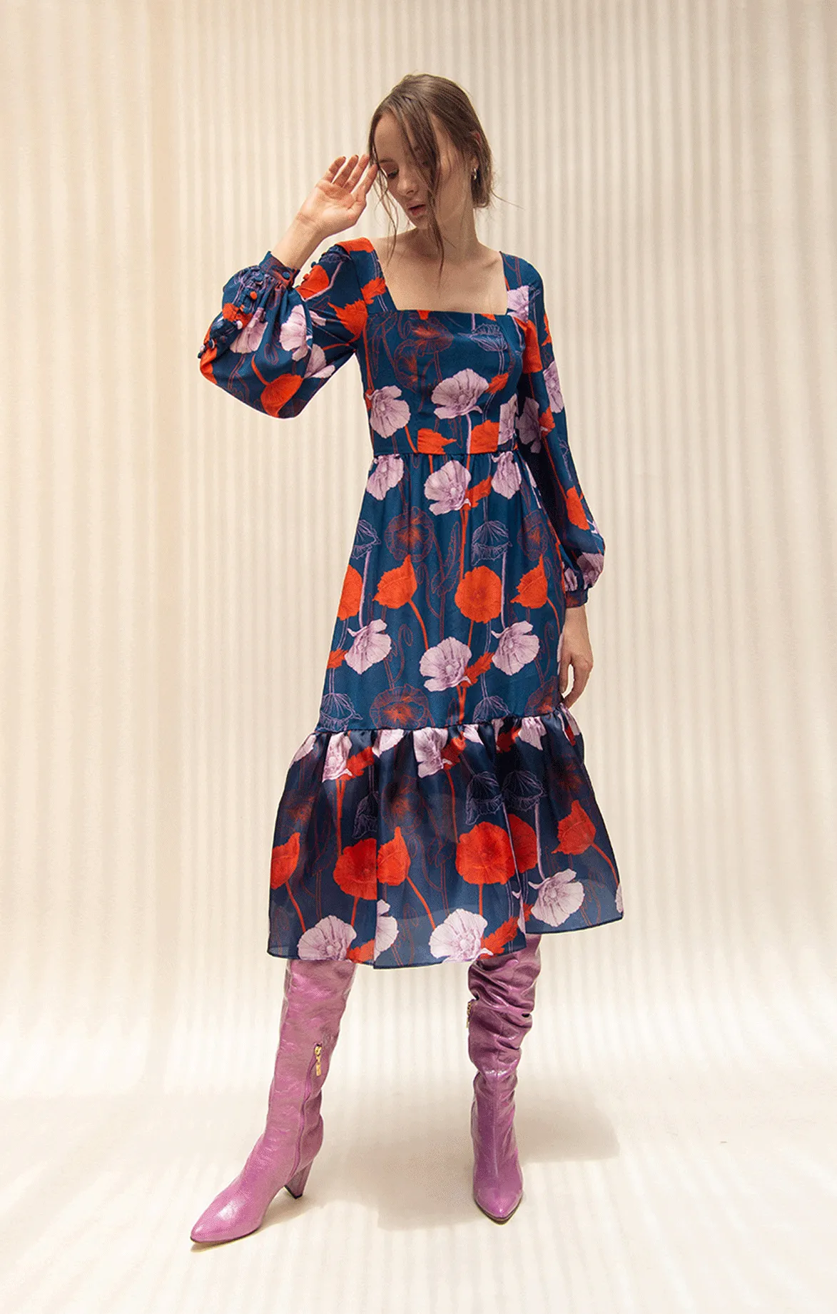 Flora Midi Dress