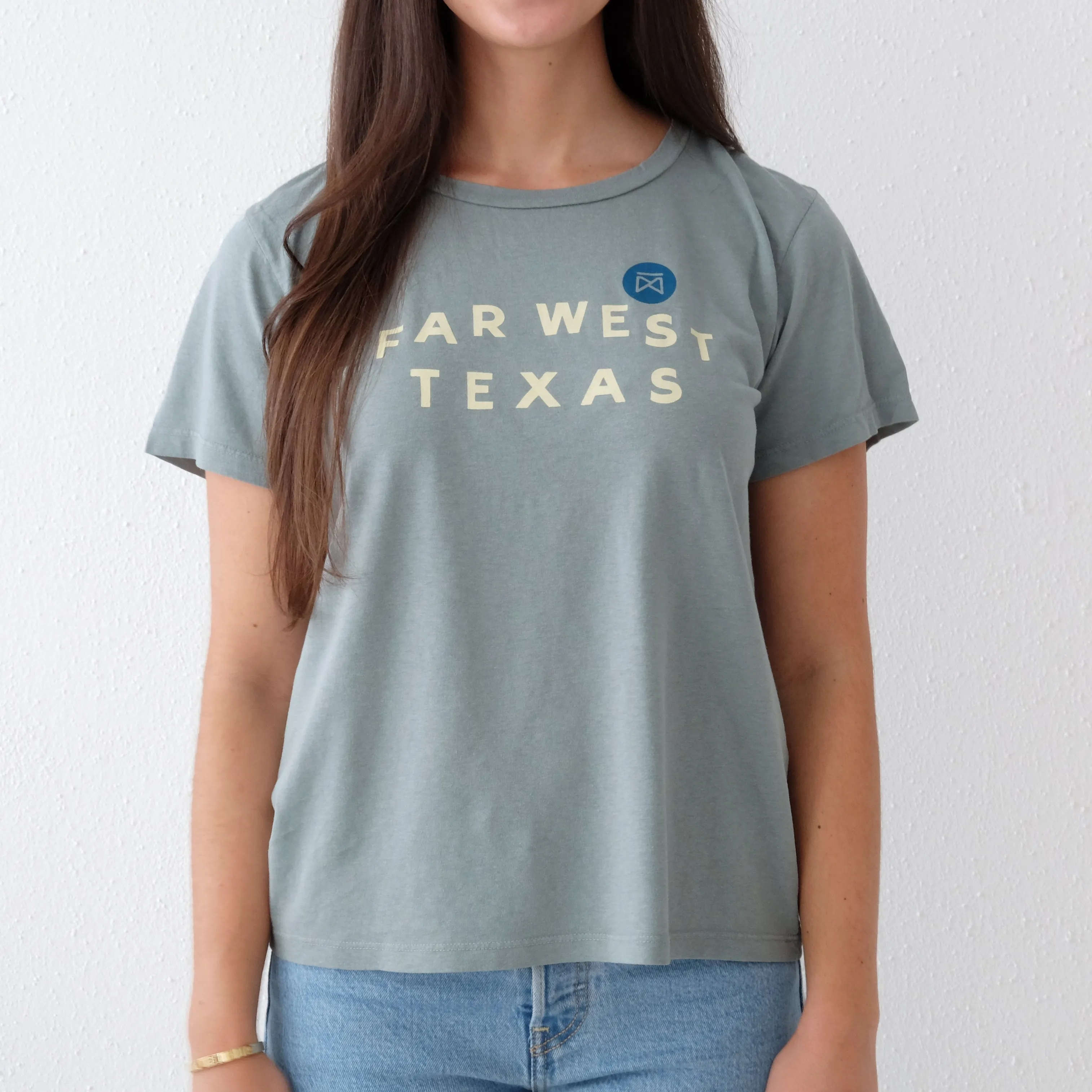 Garza Marfa Jungmaven Far West Texas Womens Tee - Clay Green