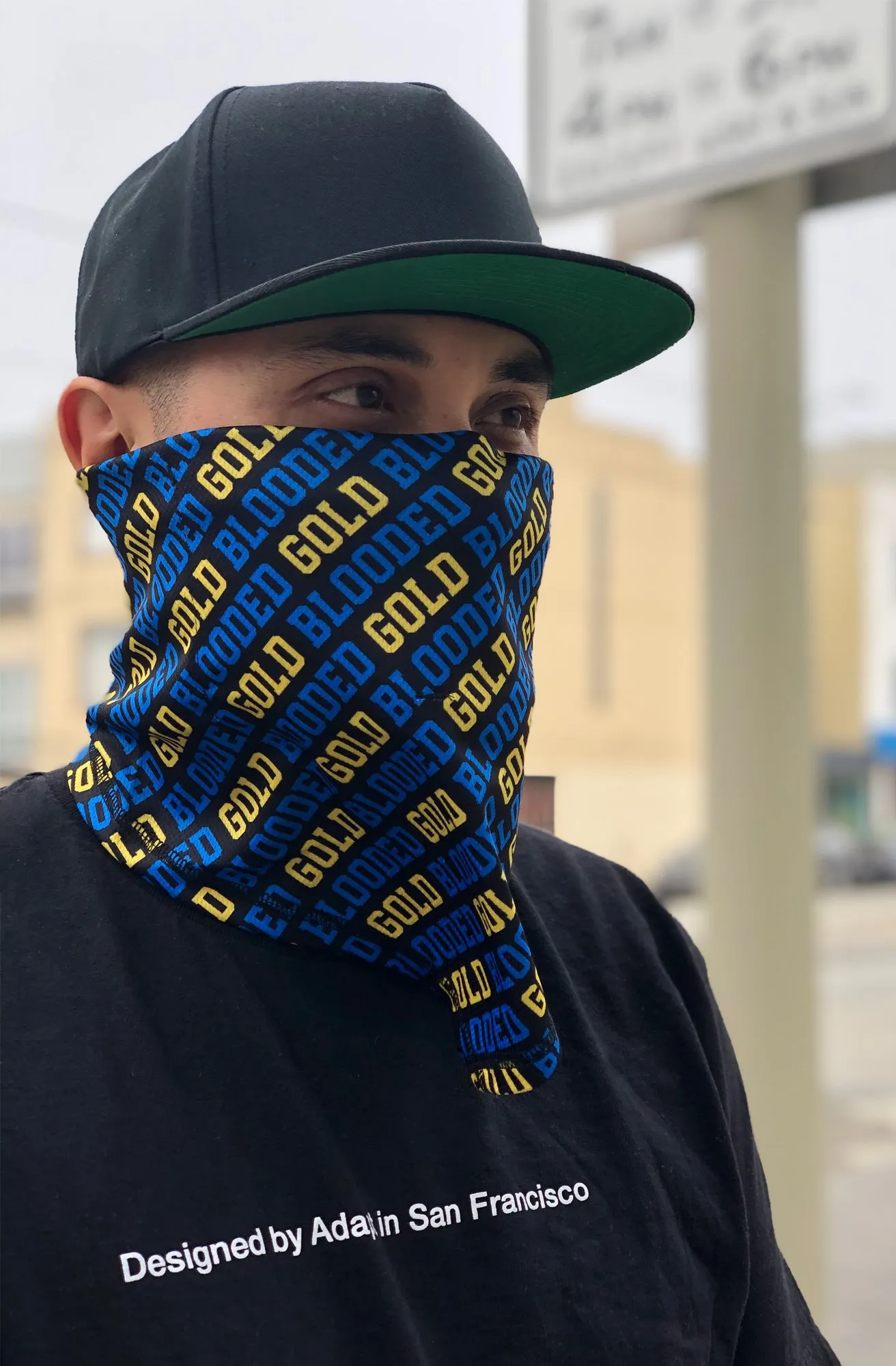 Gold Blooded (Black/Royal Face Guard)