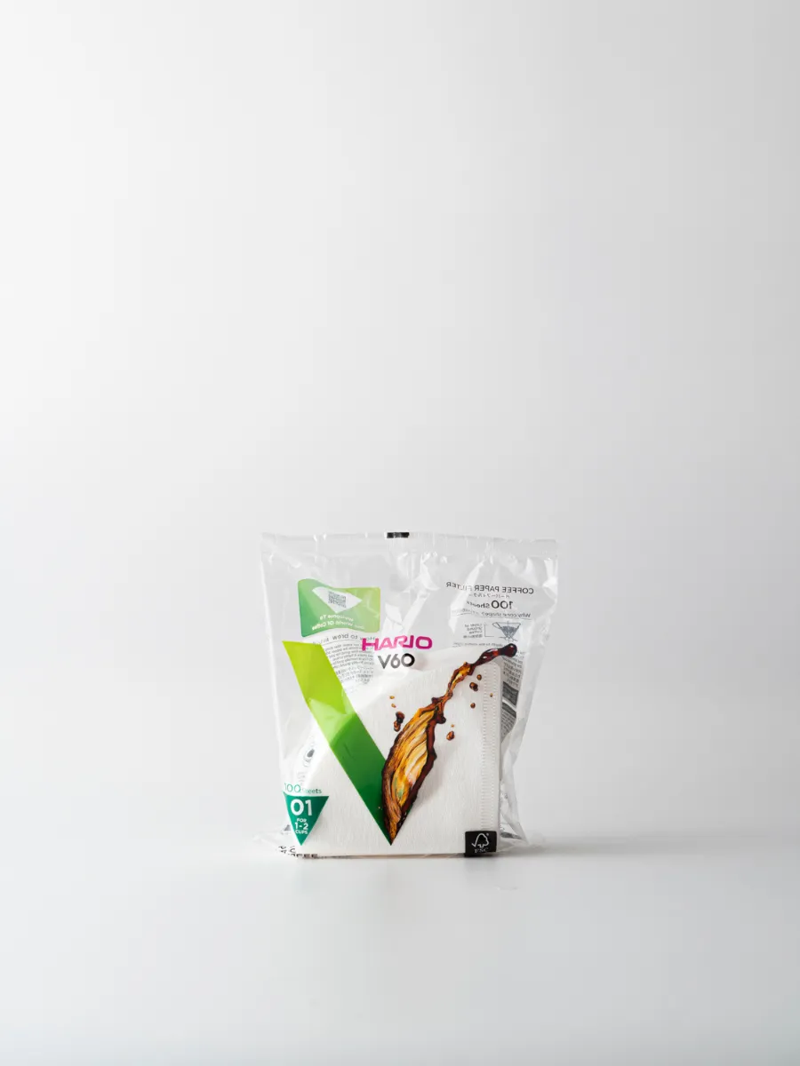 Hario V60 White Paper Filter 100 sheets